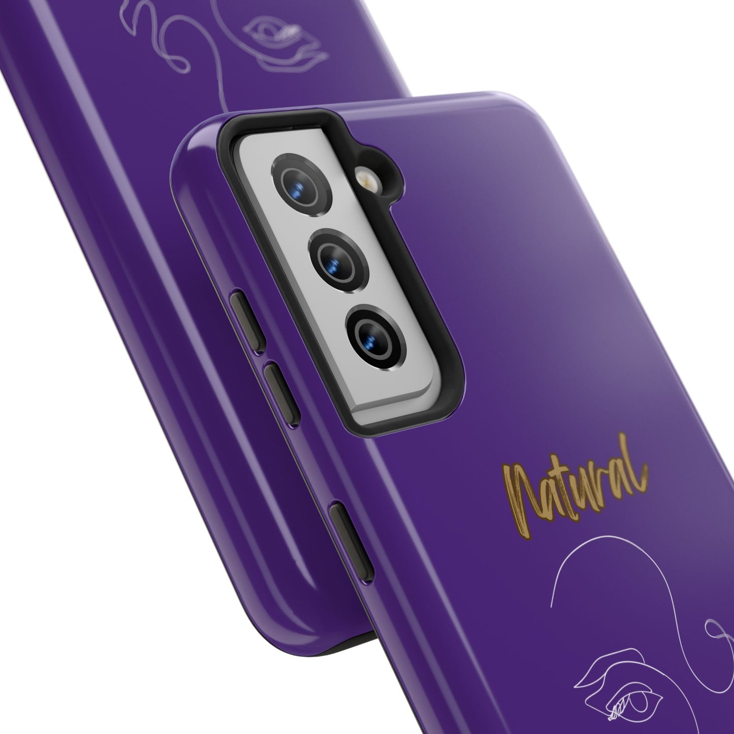 Natural Woman Looking (WL)Tough Phone Cases PURPLE