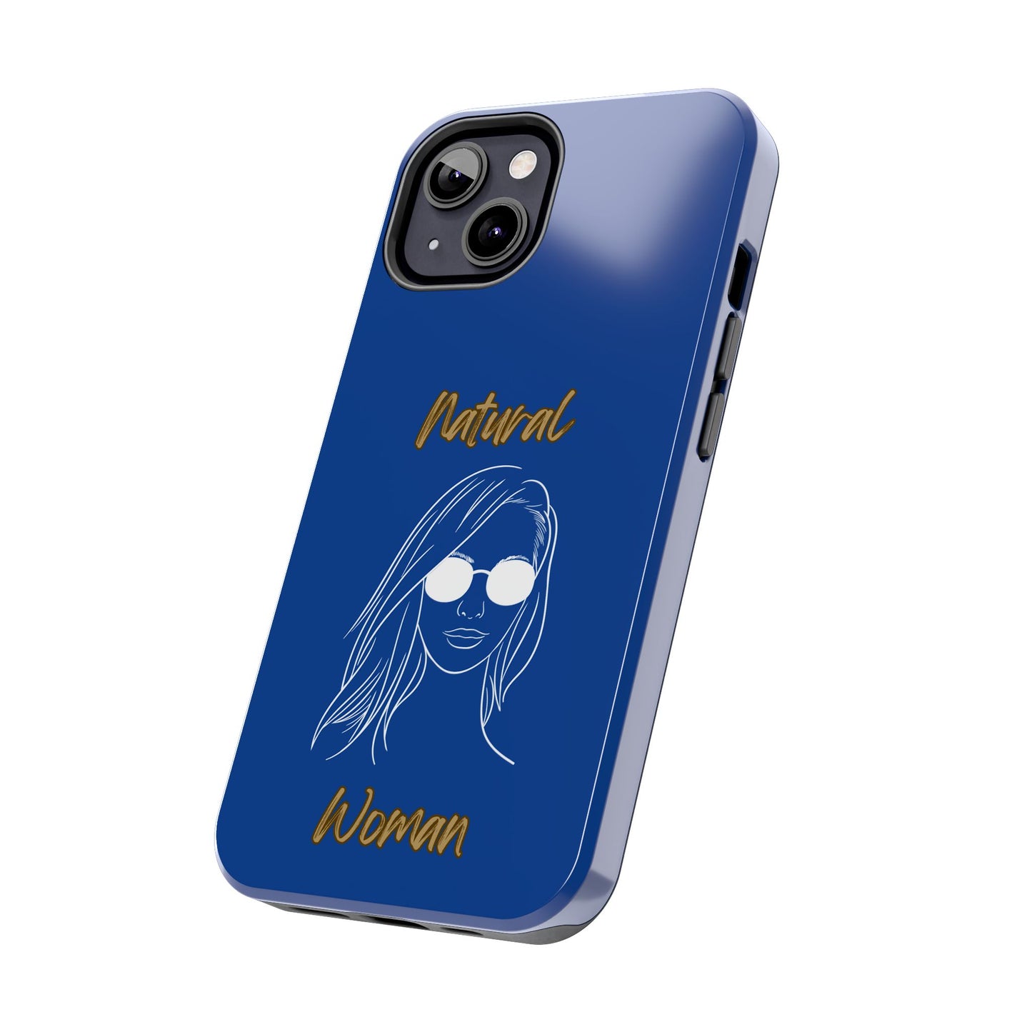 Natural Woman Shades (WL)Tough Phone Cases DARK BLUE