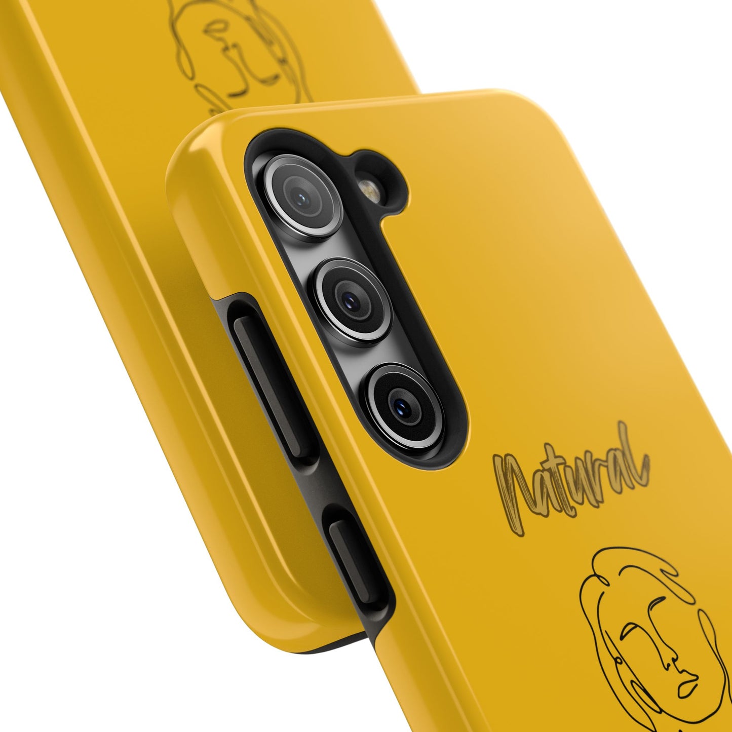 Natural Woman Hello (BL)Tough Phone Cases YELLOW