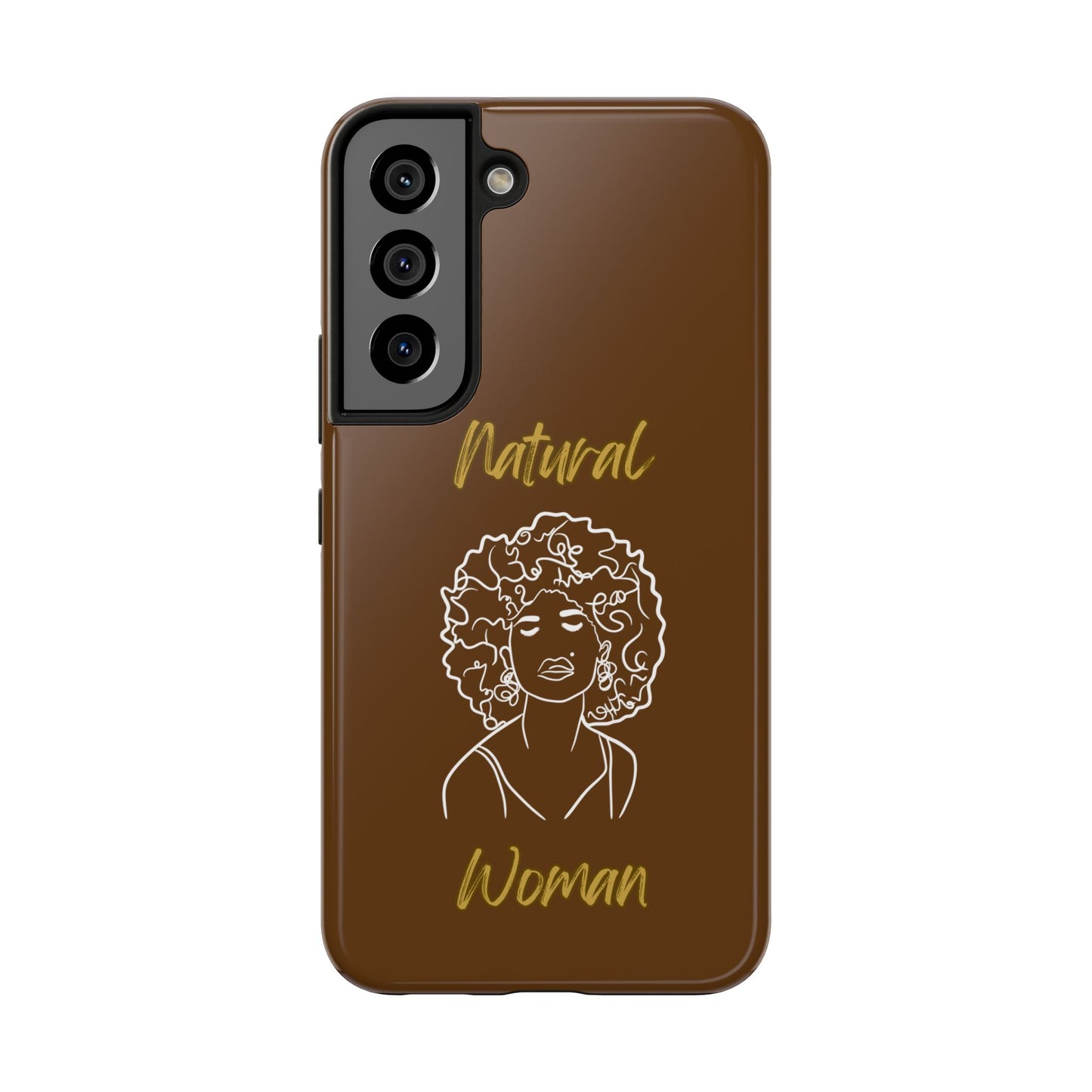 Natural Woman All About Me (WL)Tough Phone Cases BROWN