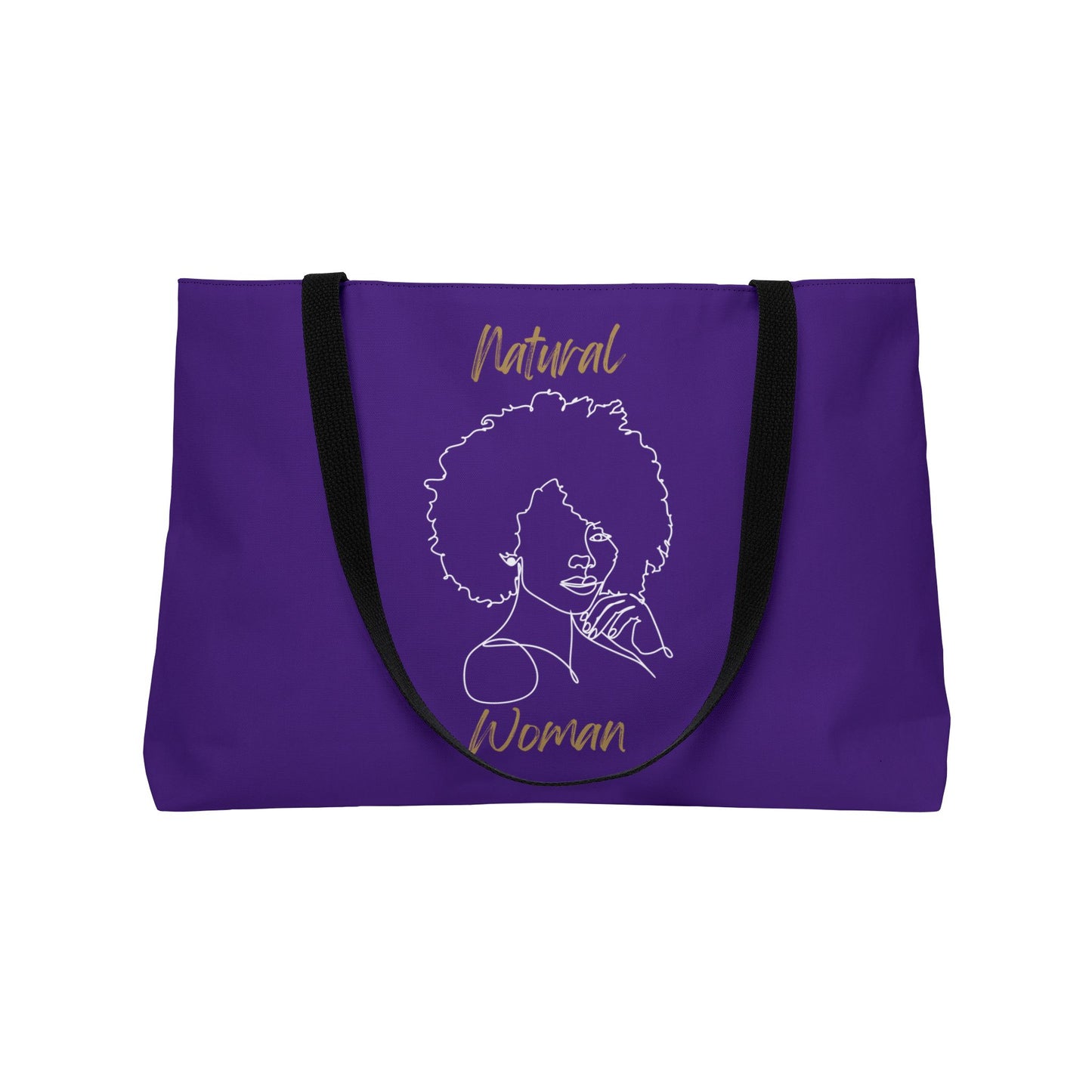 Natural Woman The Look (WL) Weekender Tote Bag PURPLE