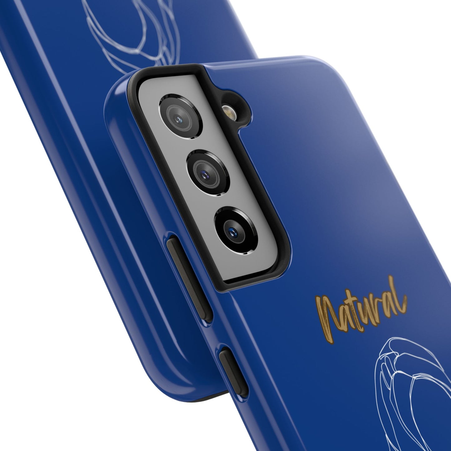 Natural Woman Towel Wrapped (WL)Tough Phone Cases DARK BLUE
