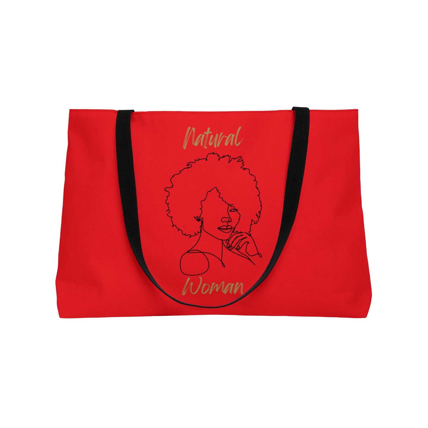 Natural Woman The Look (BL) Weekender Tote Bag RED