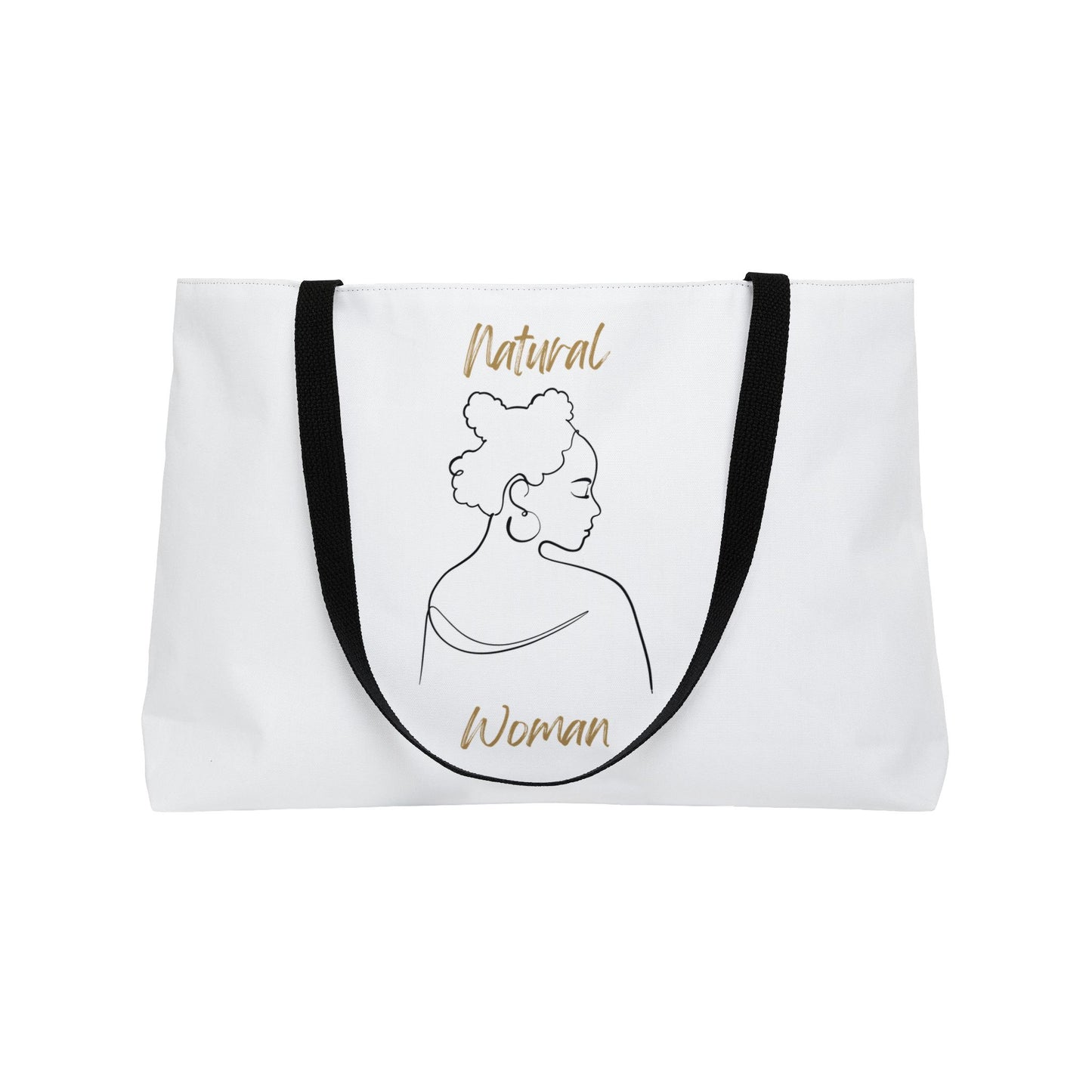 Natural Woman Twist (BL) Weekender Tote Bag WHITE