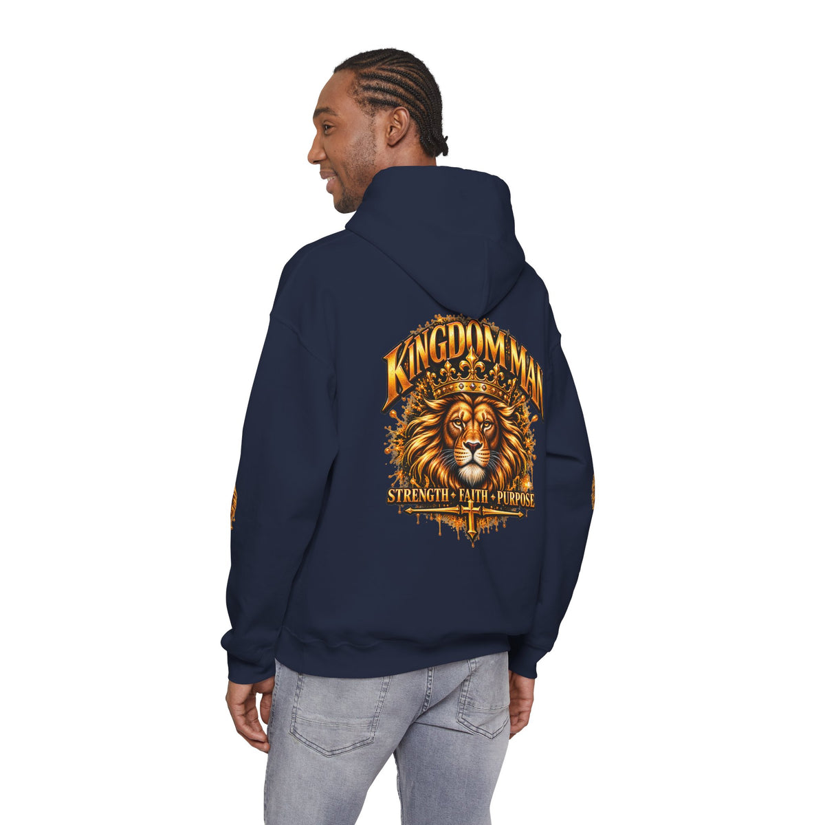 KINGDOM MAN™ Crowned Lion Hoodie