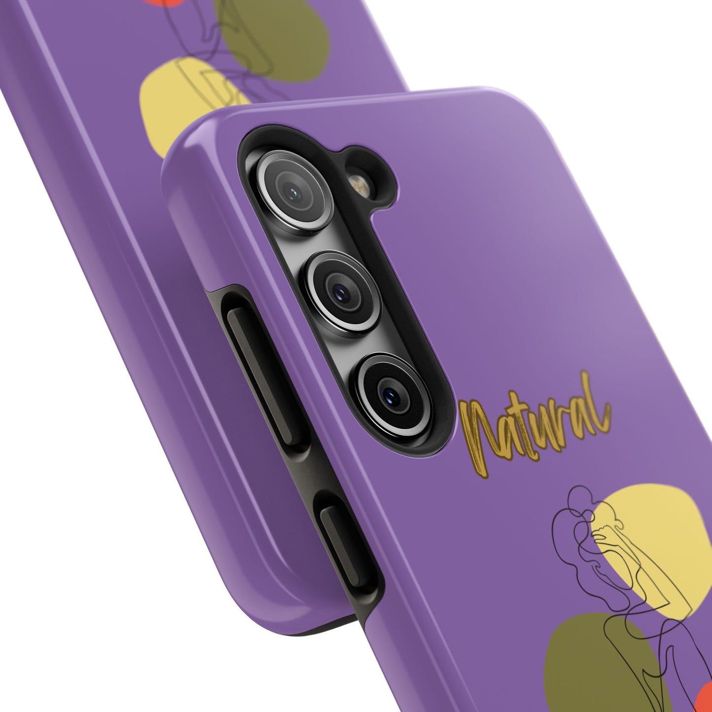 Natural Woman Colorful Pose (BL)Tough Phone Cases LIGHT PURPLE