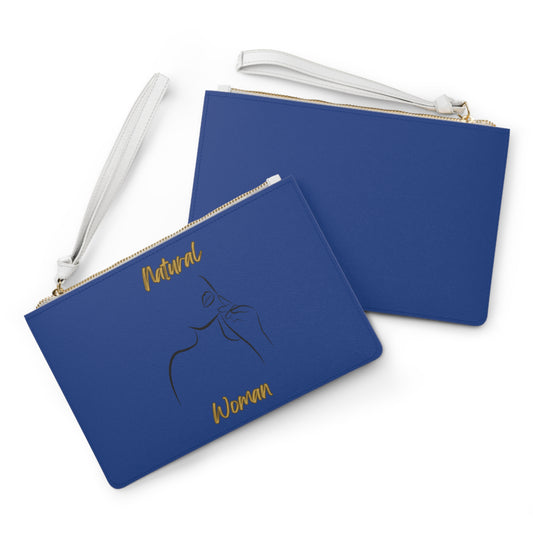 Natural Woman Chin Up (BL) Clutch Bag DARK BLUE