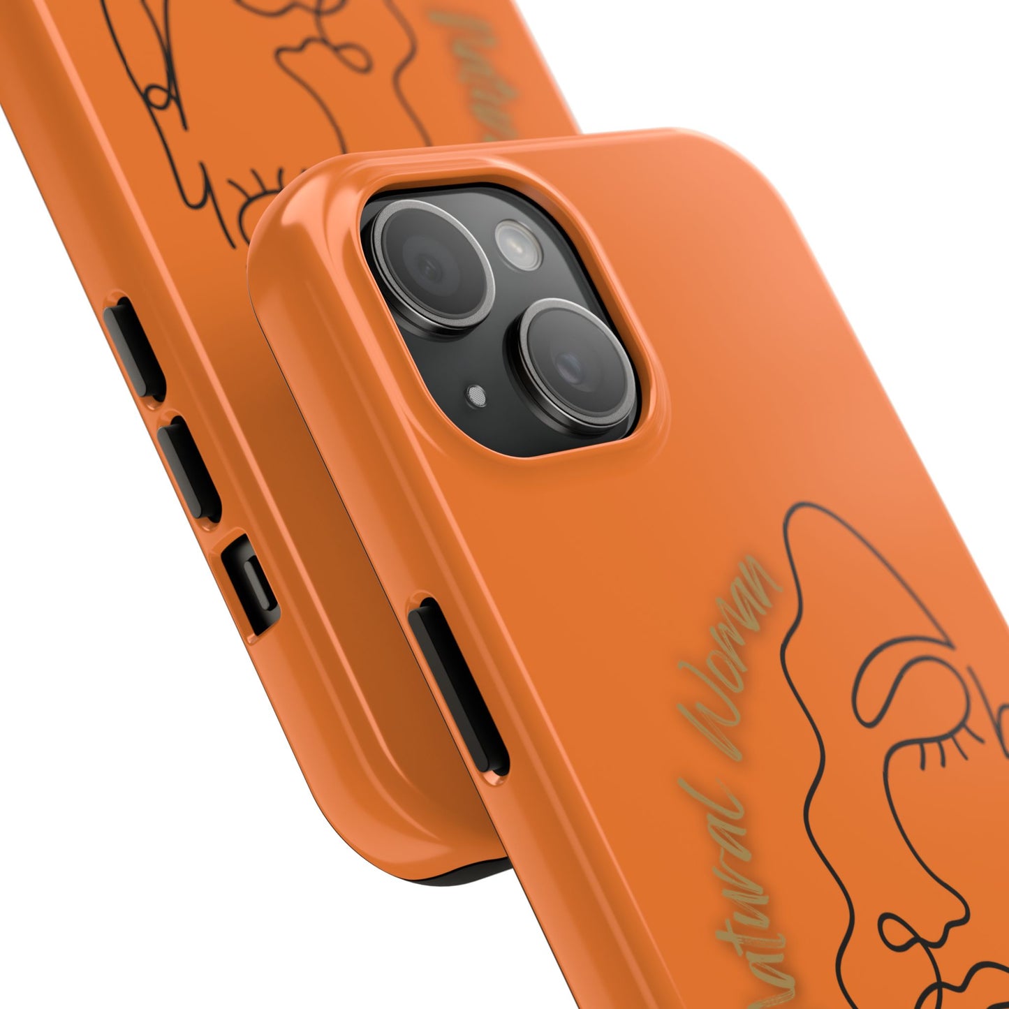 Natural Woman Half Face (BL)Tough Phone Case CRUSTA