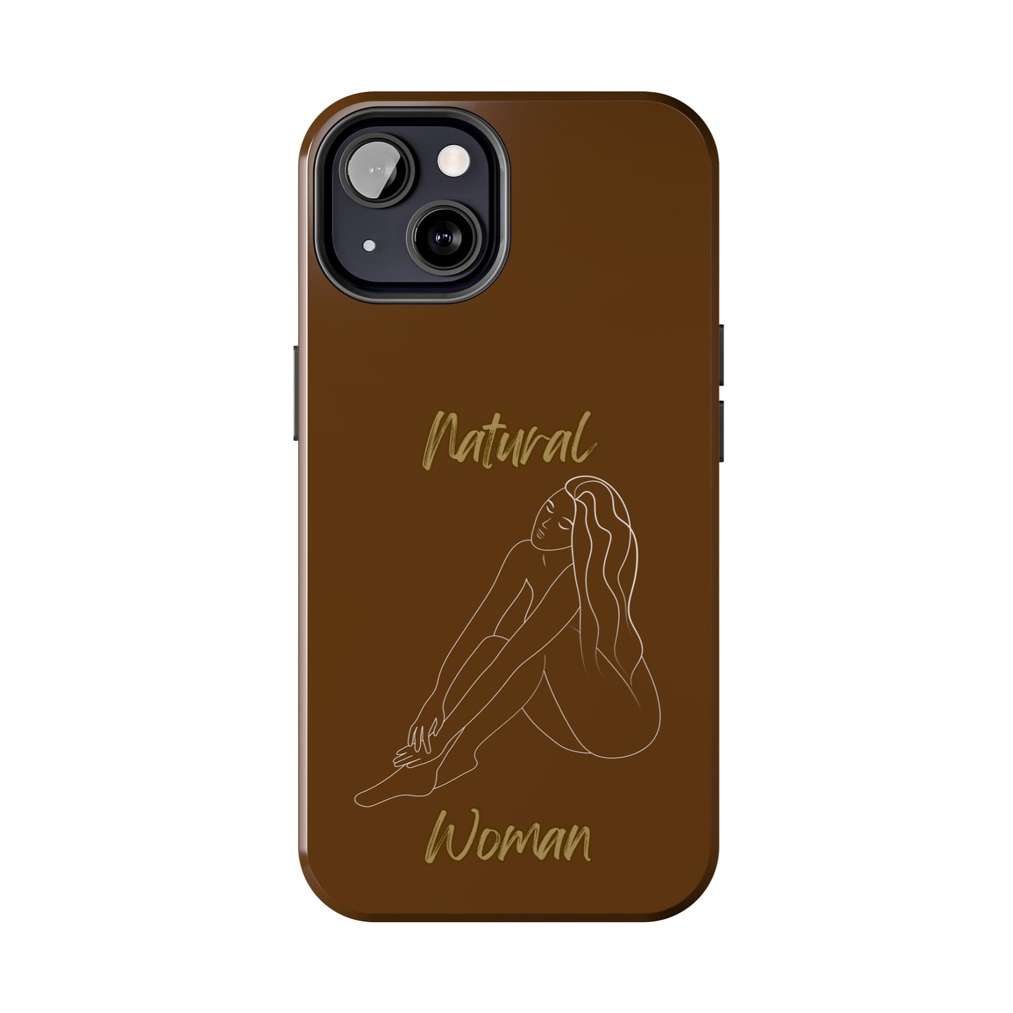 Natural Woman Beauty (WL) Tough Phone Cases BROWN