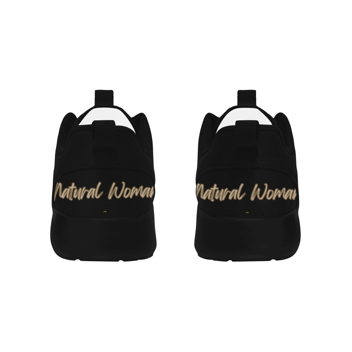 Natural Woman FREE (WL) BLACK w/ Black Sole Sneakers