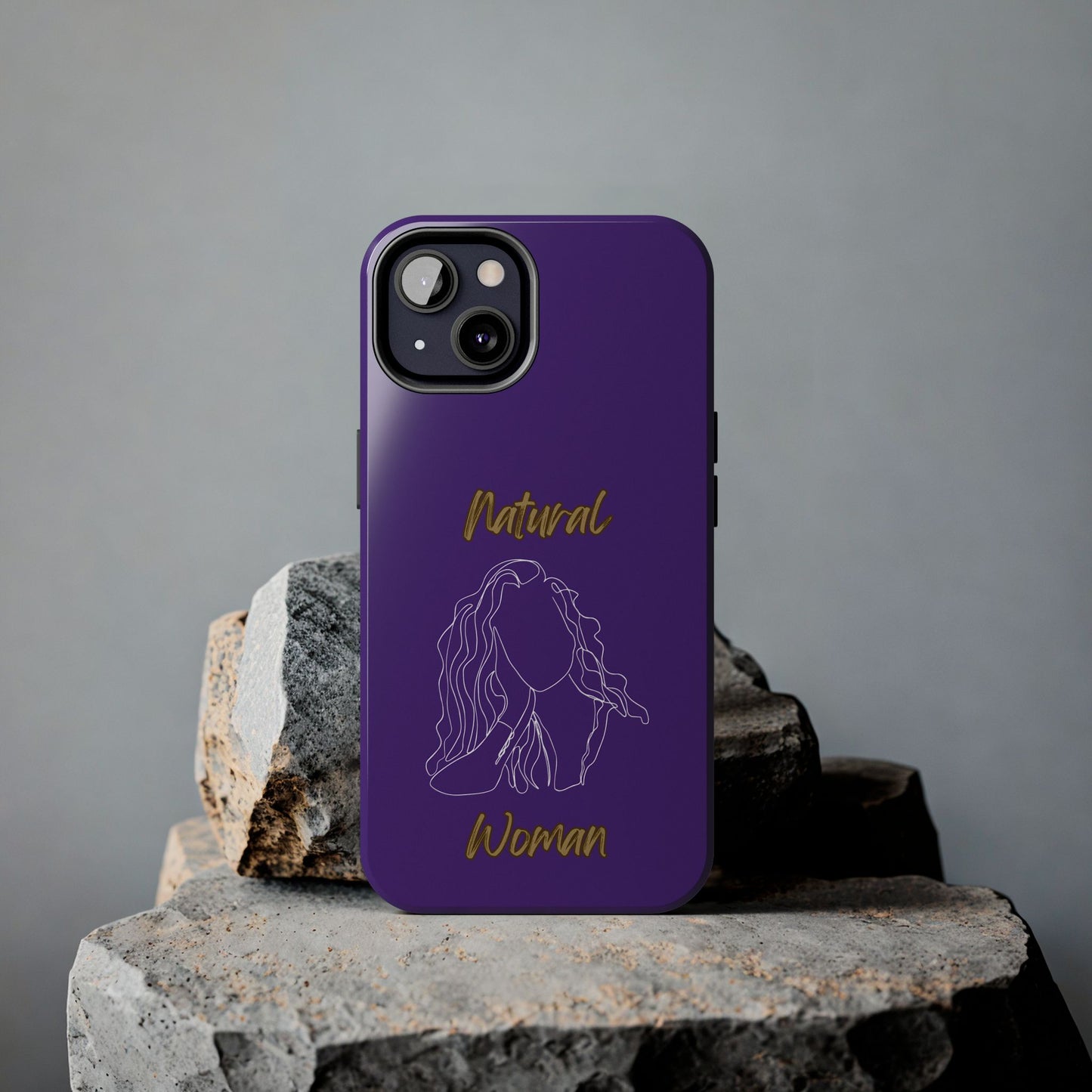 Natural Woman Relaxed (WL) Tough Phone Cases PURPLE