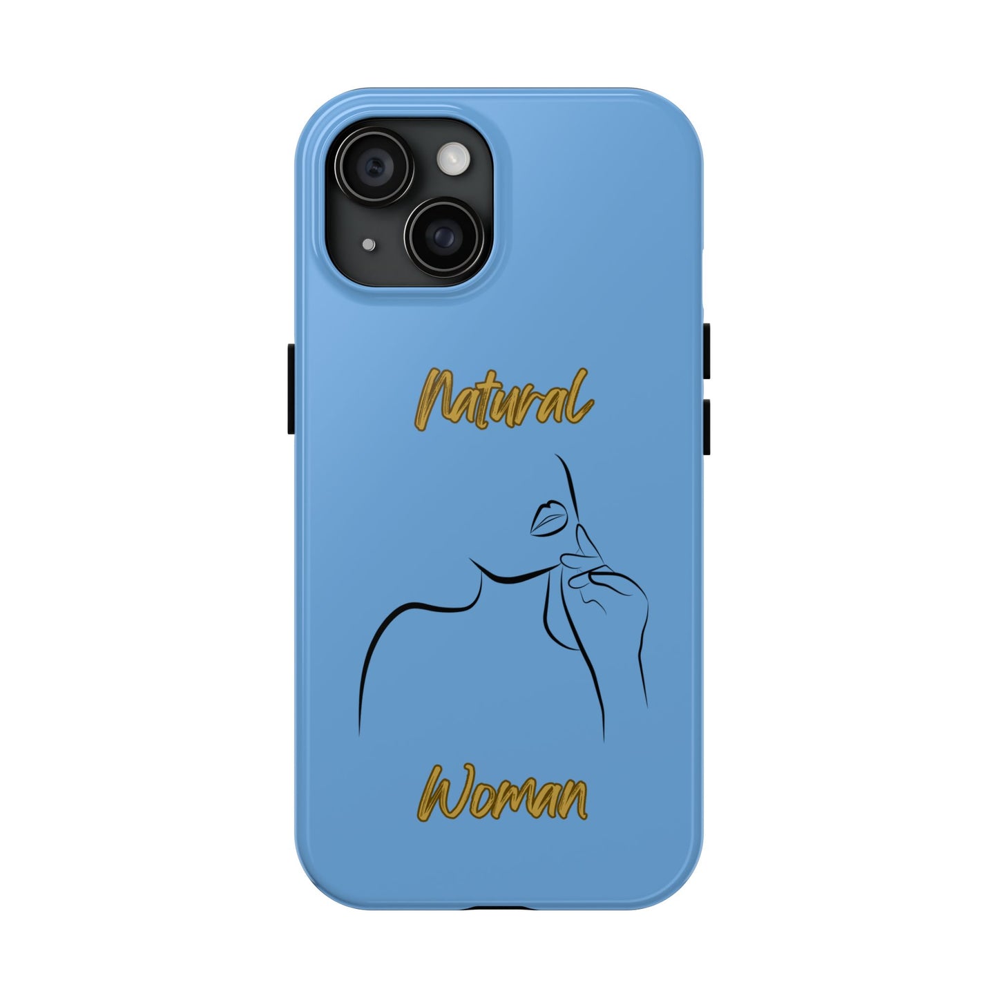 Natural Woman Chin Up (BL)Tough Phone Cases LIGHT BLUE