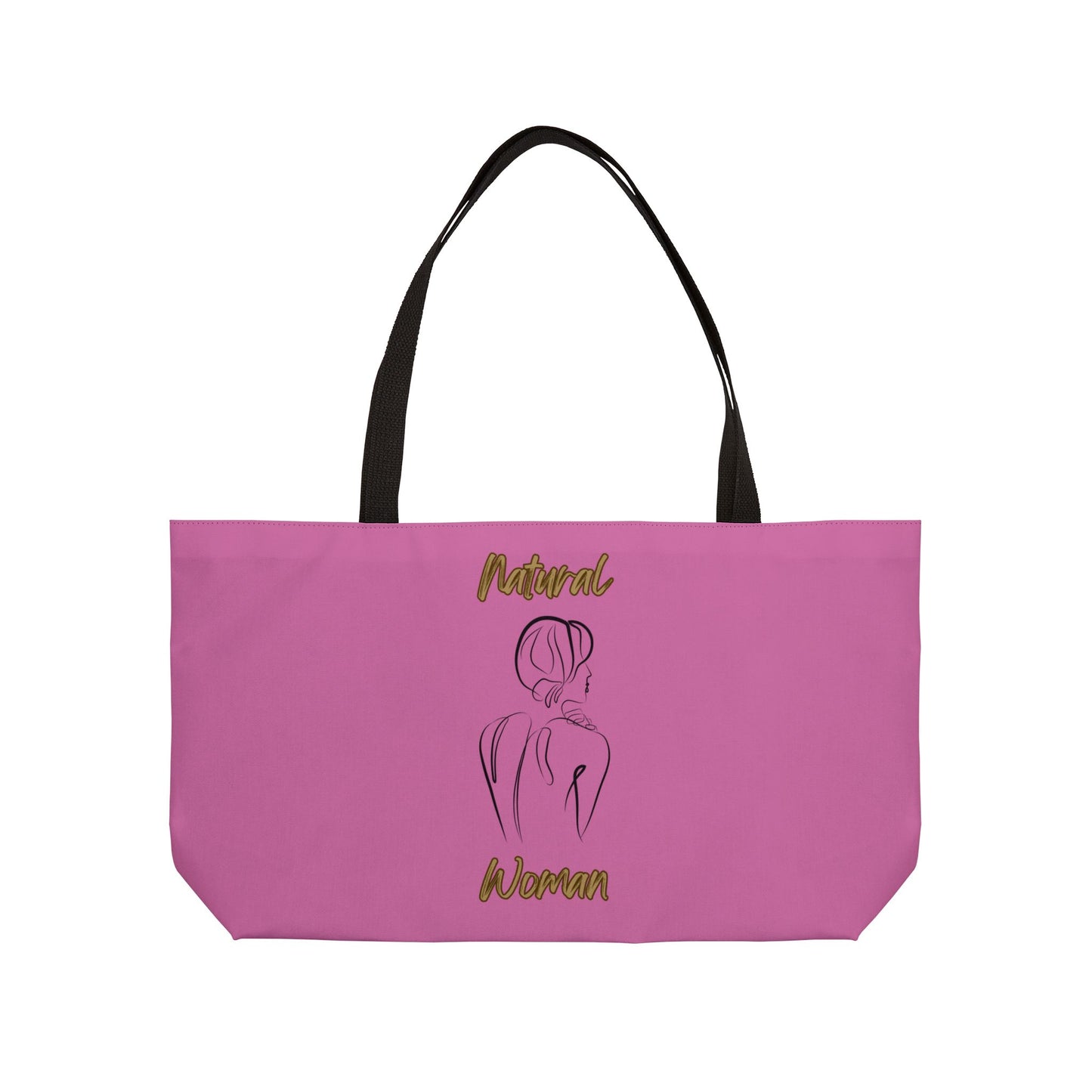 Natural Woman Back (BL) Weekender Tote Bag LIGHT PINK