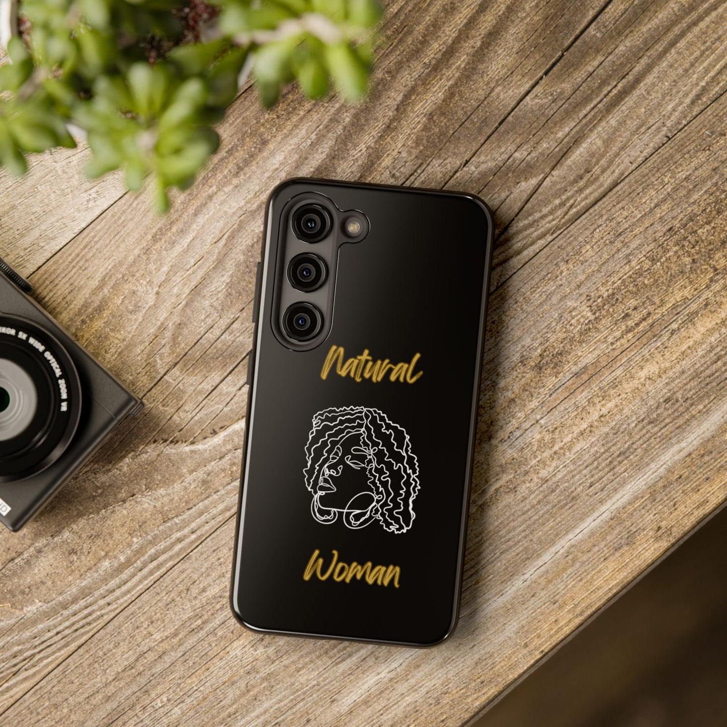 Natural Woman Naturally Me (WL)Tough Phone Cases BLACK