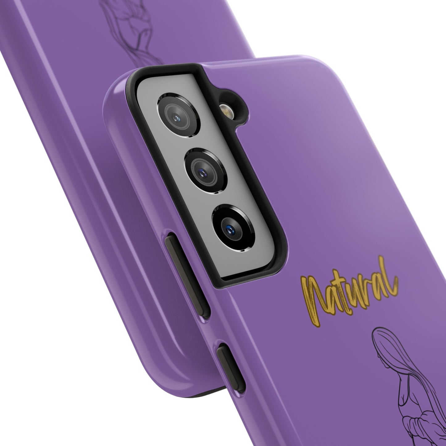 Natural Woman Expecting (BL)Tough Phone Cases LIGHT PURPLE