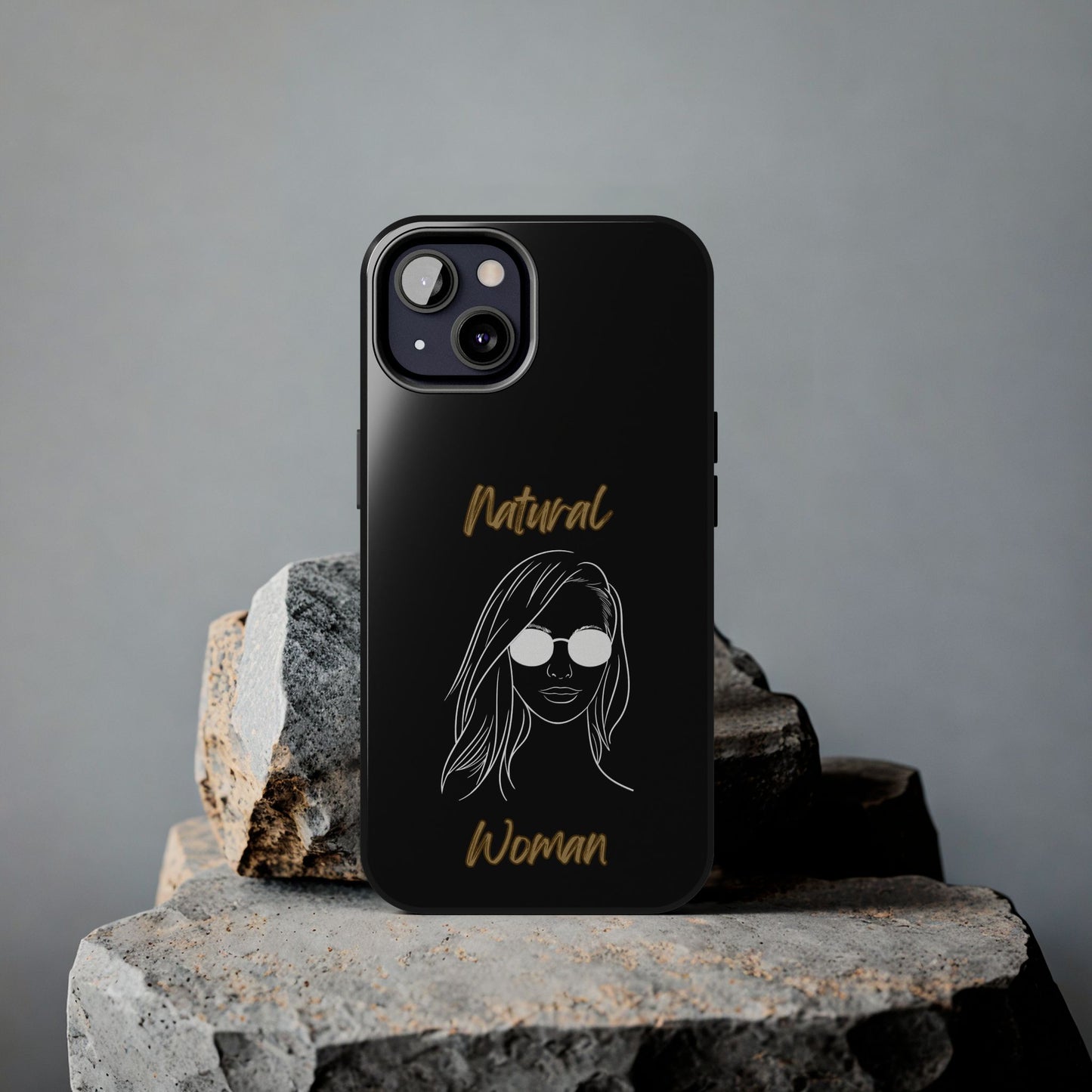 Natural Woman Shades (WL)Tough Phone Cases BLACK