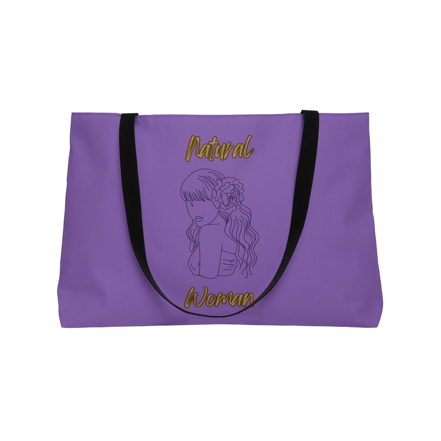 Natural Woman Newness (BL) Weekender Tote Bag LIGHT PURPLE