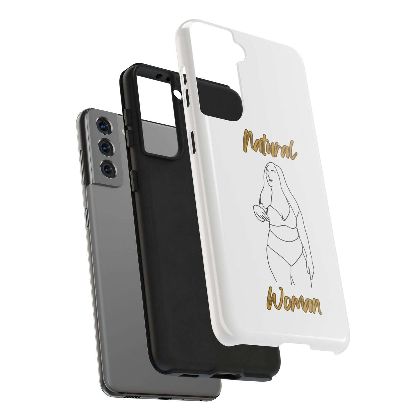 Natural Woman Full Beauty (BL)Tough Phone Cases WHITE