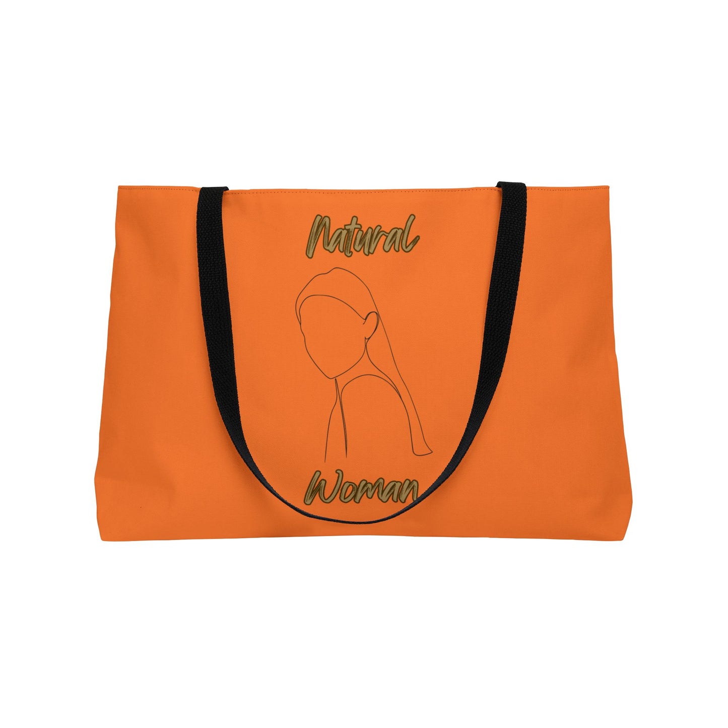 Natural Woman Tilted Look (BL) Weekender Tote Bag CRUSTA