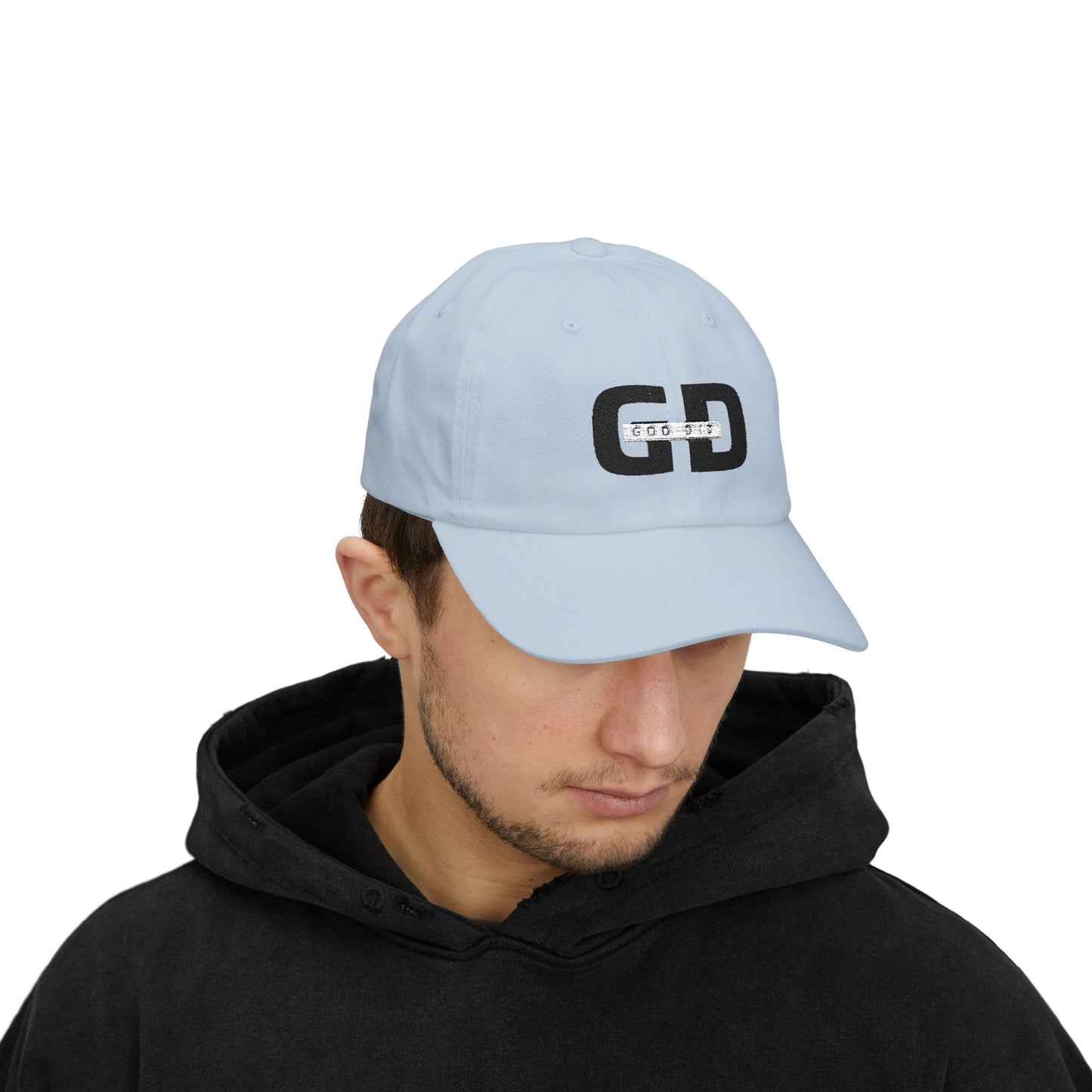 "GOD DID" (BL) Custom Embroidered Casual Cap