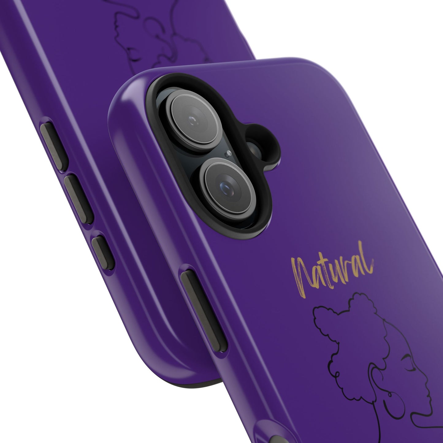 Natural Woman Twists (BL) Tough Phone Cases PURPLE