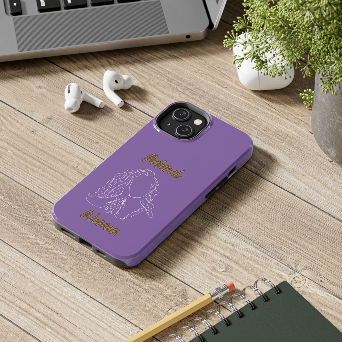 Natural Woman Relaxed (WL) Tough Phone Cases LIGHT PURPLE
