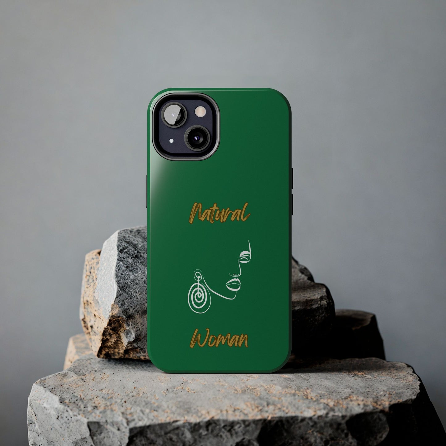 Natural Woman Music In My Soul (WL)Tough Phone Cases DARK GREEN