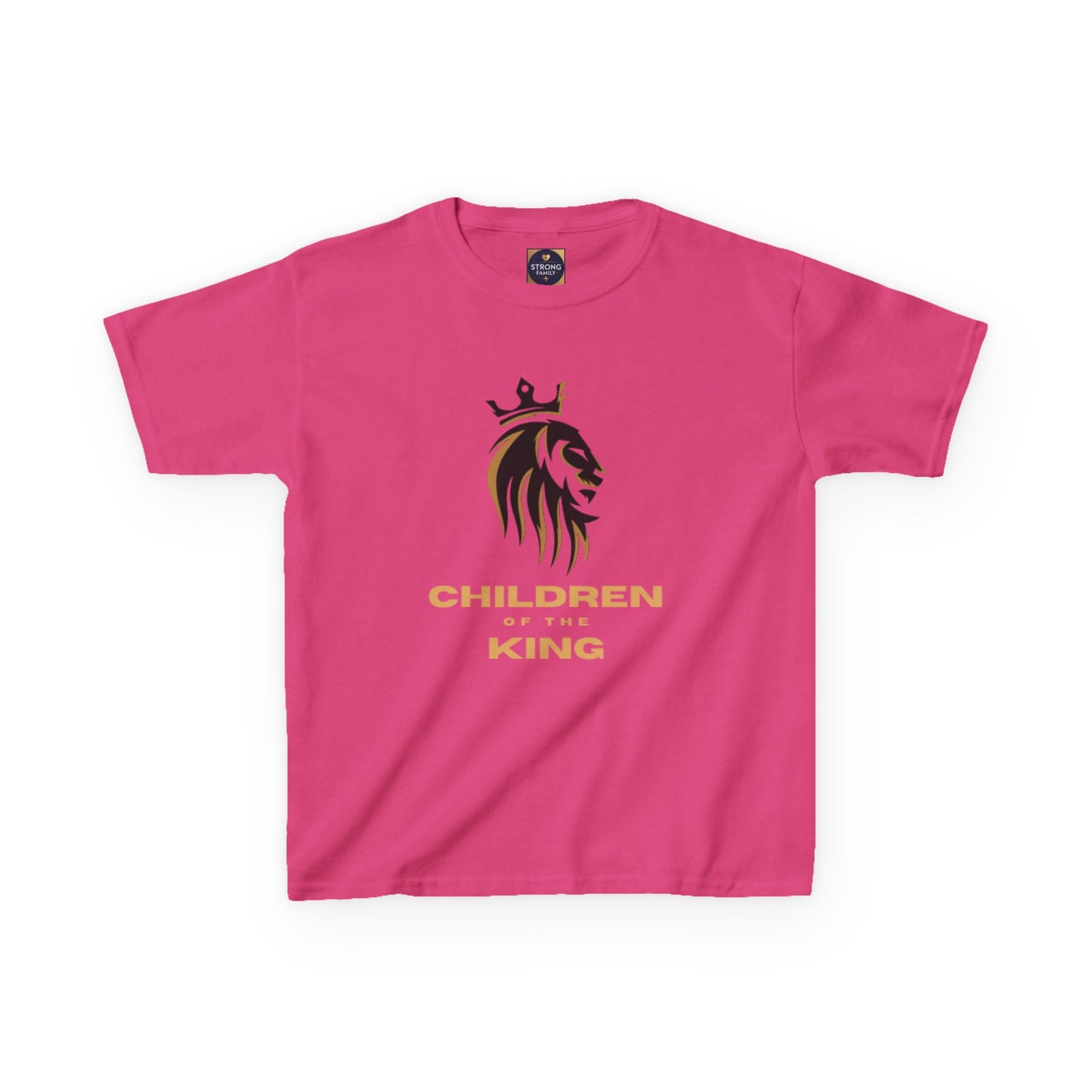 Children of the King Inspirational Kids Cotton T-Shirt (BL)
