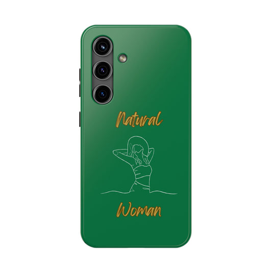 Natural Woman Sun Fun (WL)Tough Phone Cases DARK GREEN