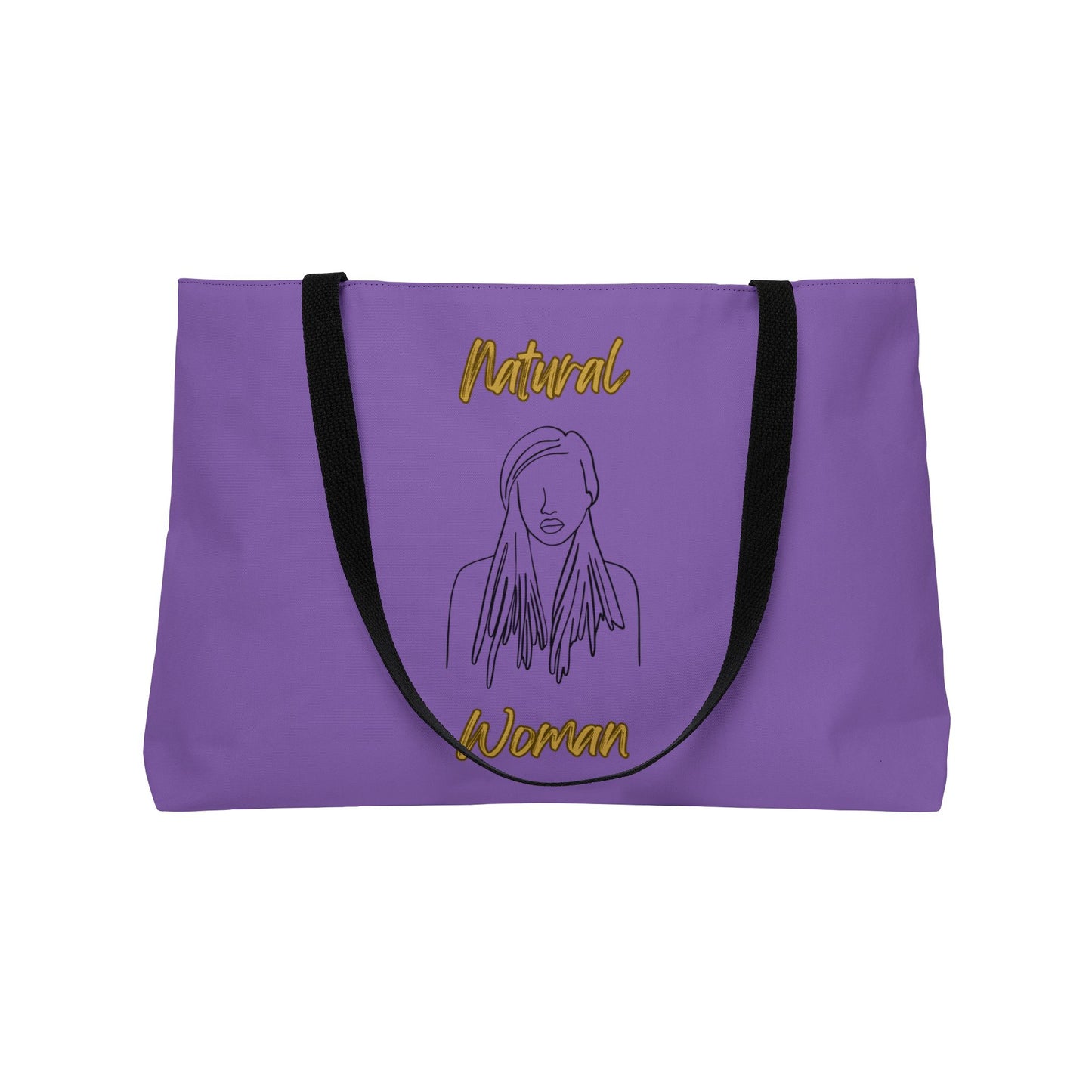 Natural Woman Content (BL) Weekender Tote Bag LIGHT PURPLE