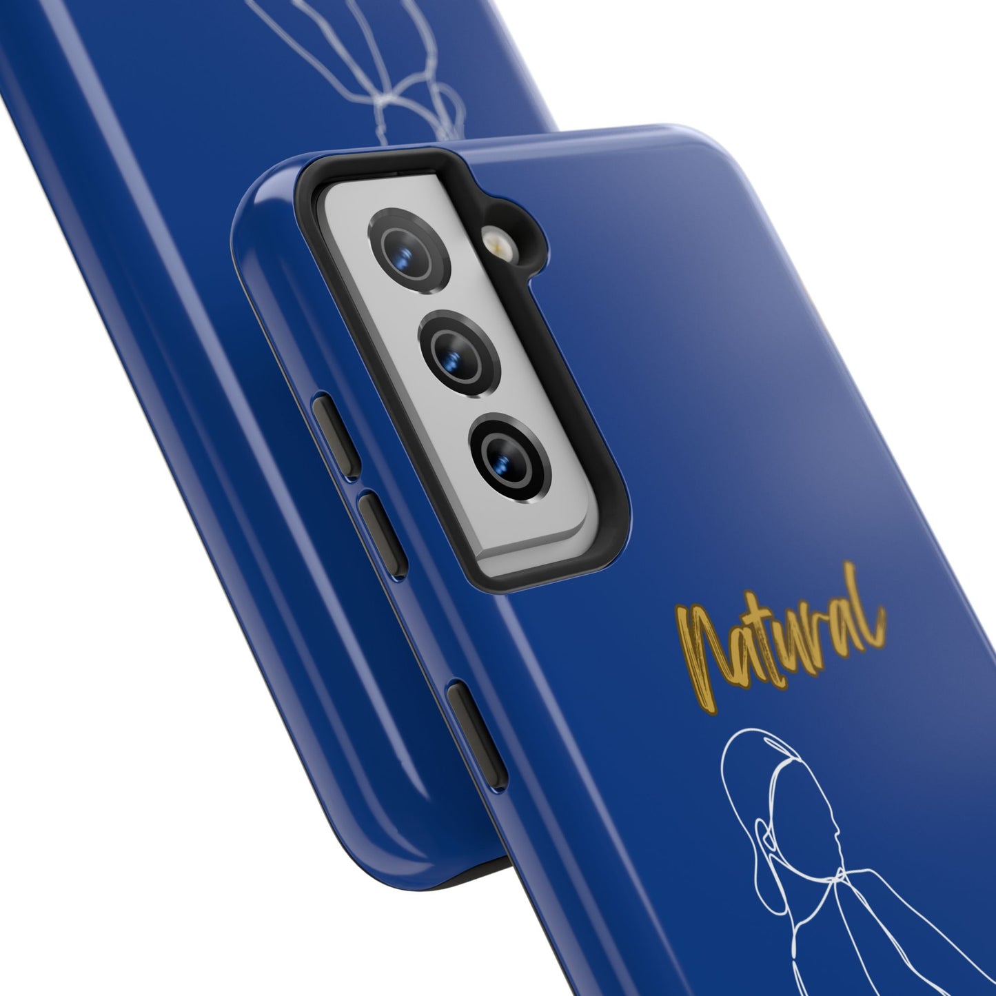 Natural Woman Hands Free (WL)Tough Phone Cases DARK BLUE