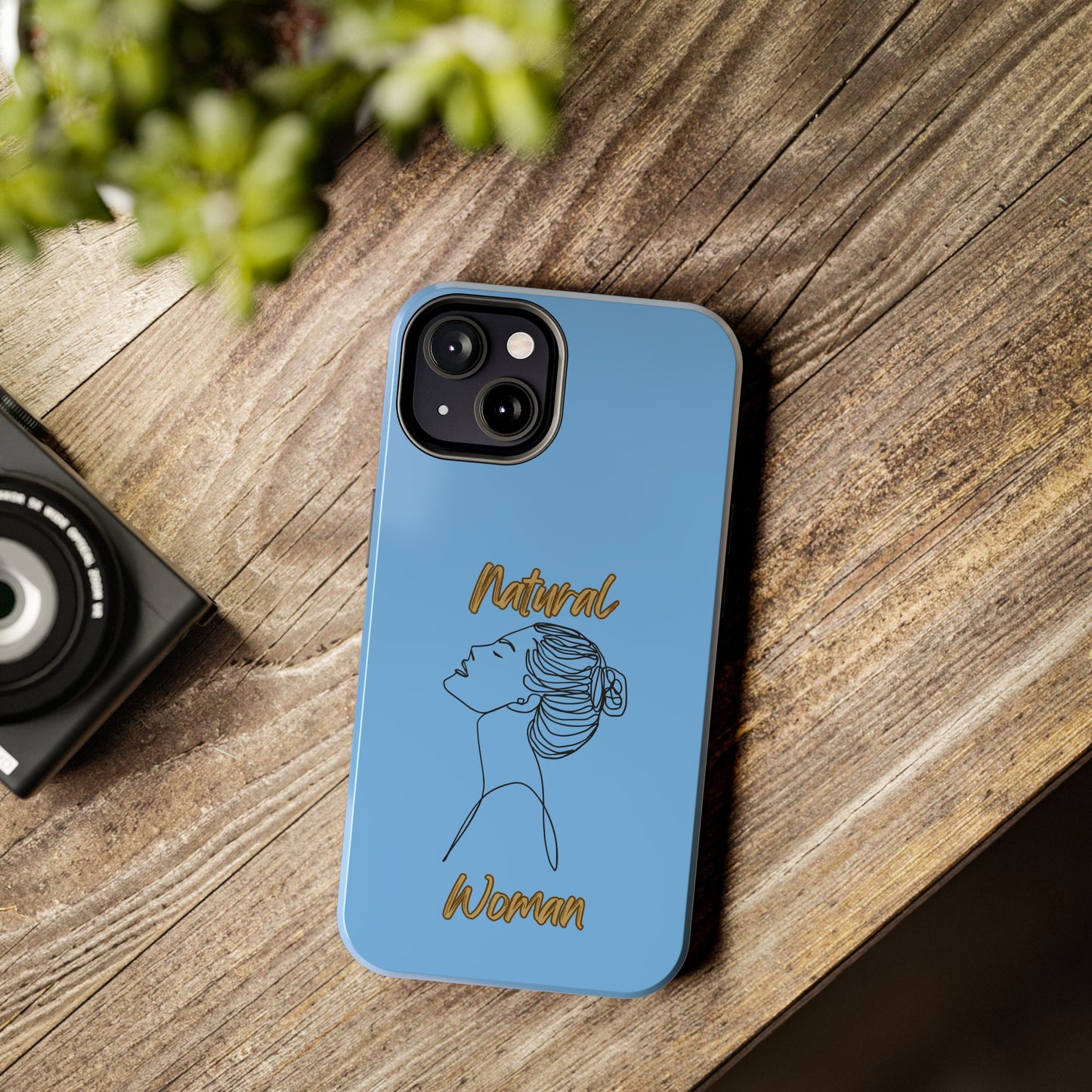 Natural Woman Wet Bun (BL) Tough Phone Cases LIGHT BLUE