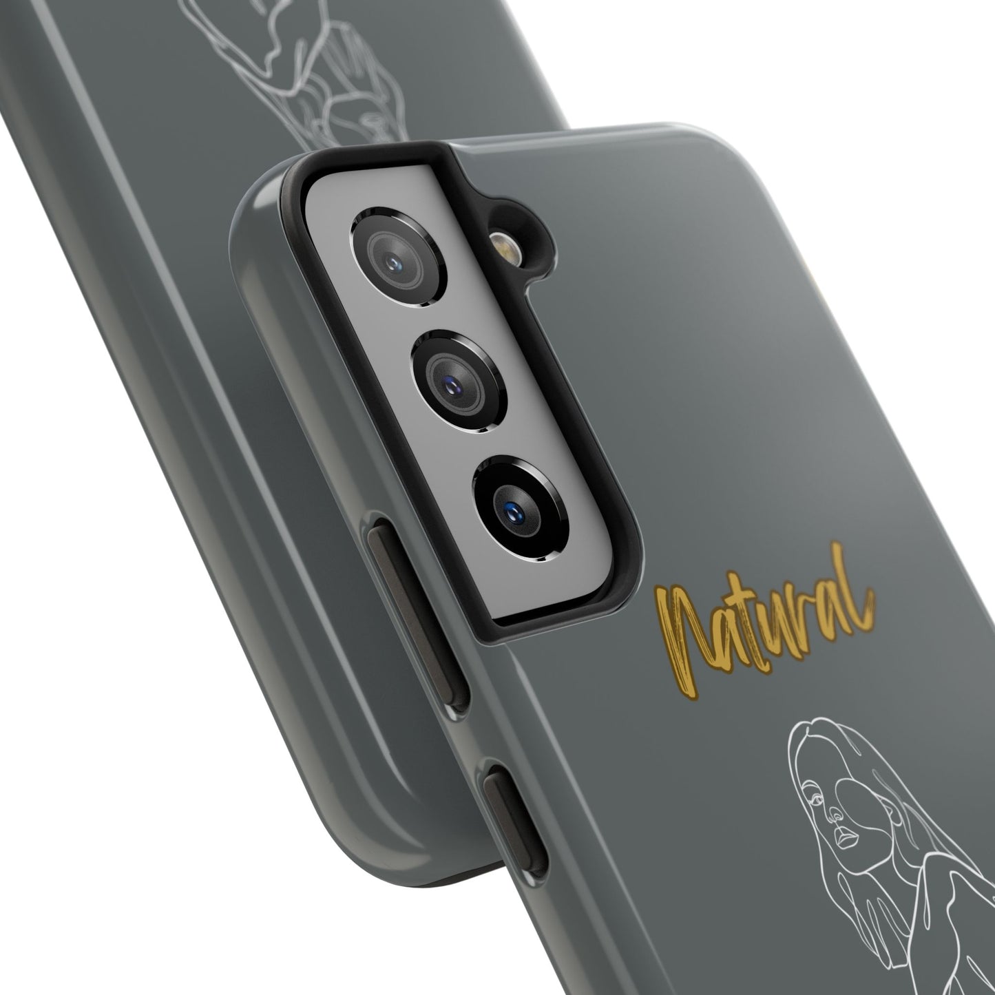 Natural Woman Care Free (WL)Tough Phone Cases DARK GREY