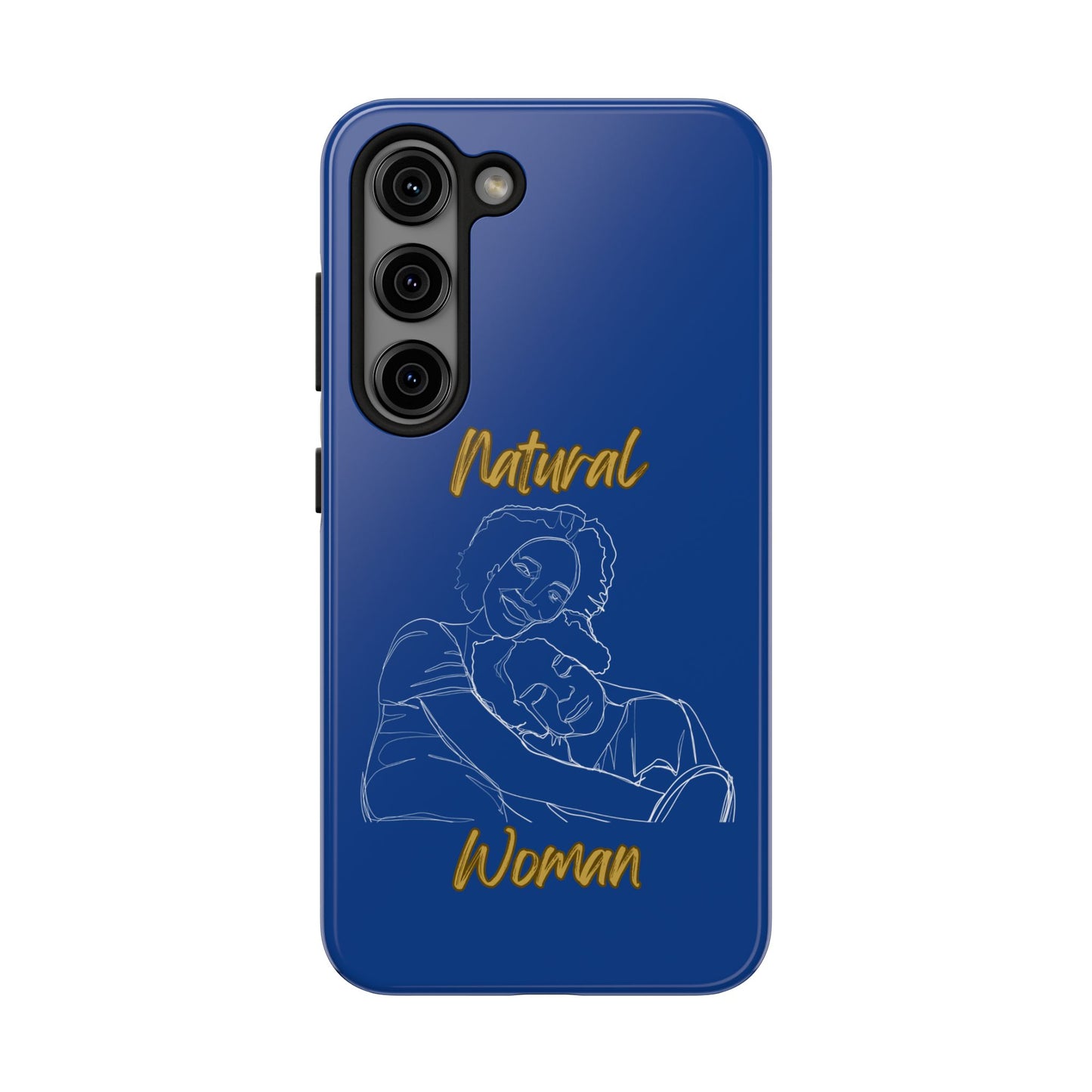 Natural Woman Loving Embrace (WL)Tough Phone Cases DARK BLUE