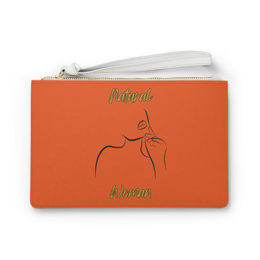 Natural Woman Chin Up (BL) Clutch Bag ORANGE