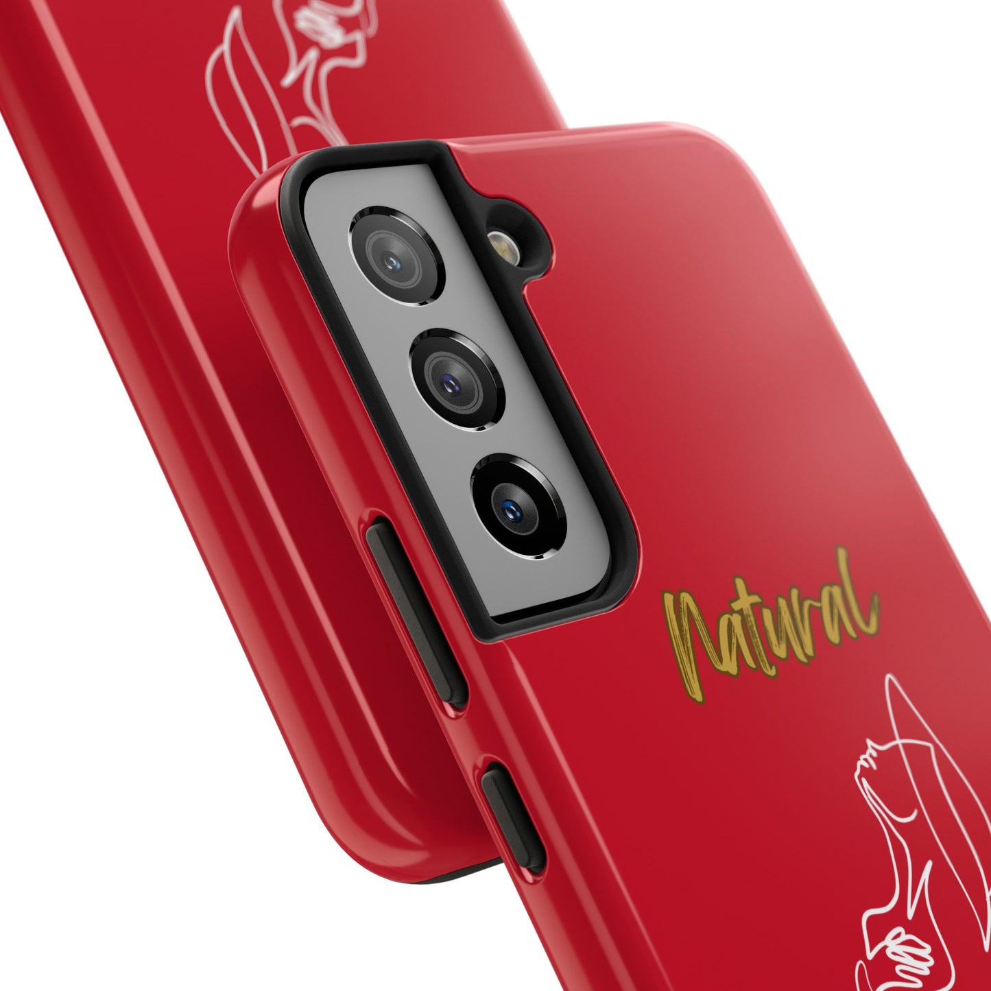 Natural Woman Free (WL)Tough Phone Cases DARK RED