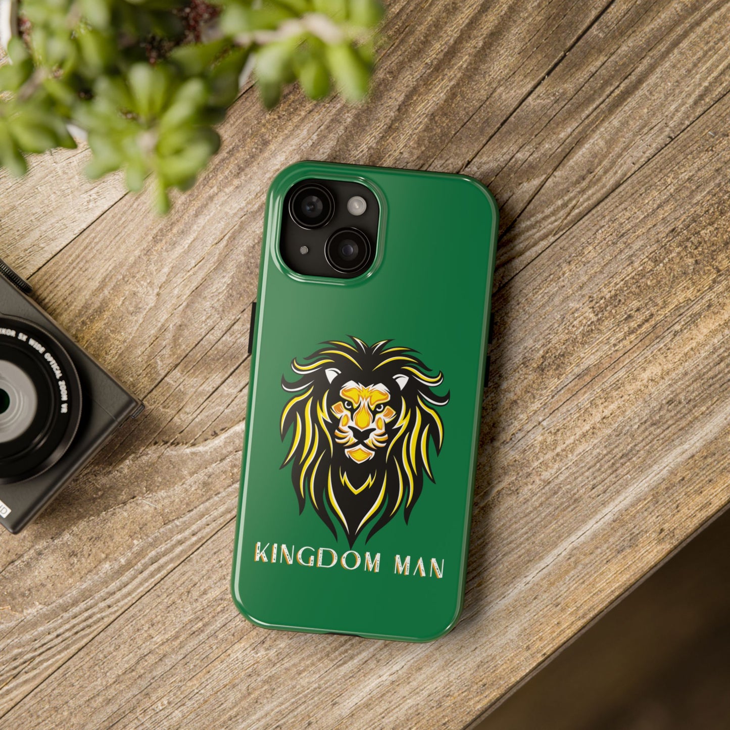 Kingdom Man (White-Gold Label) Tough Phone Case DARK GREEN