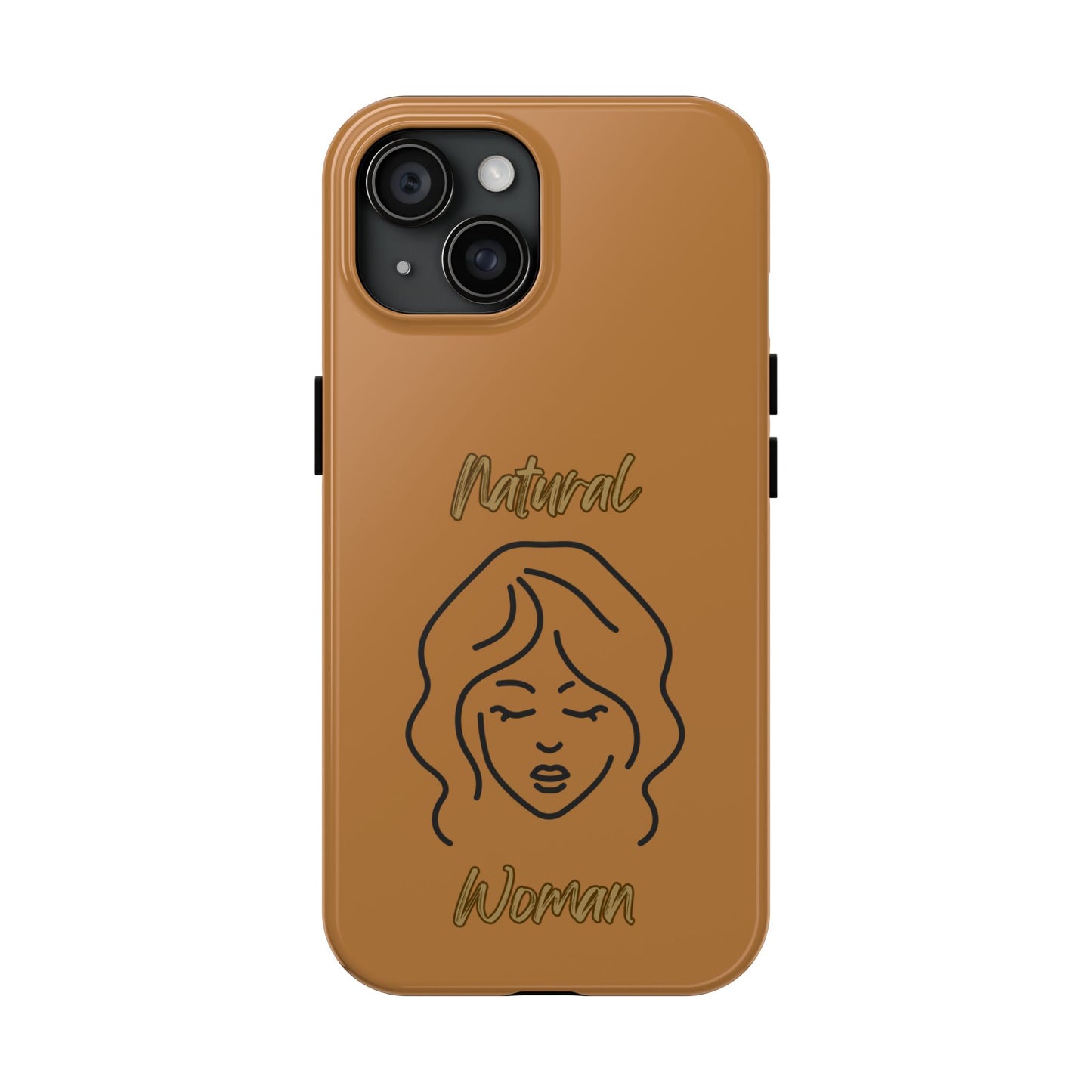 Natural Woman Modest (BL)Tough Phone Cases LIGHT BROWN