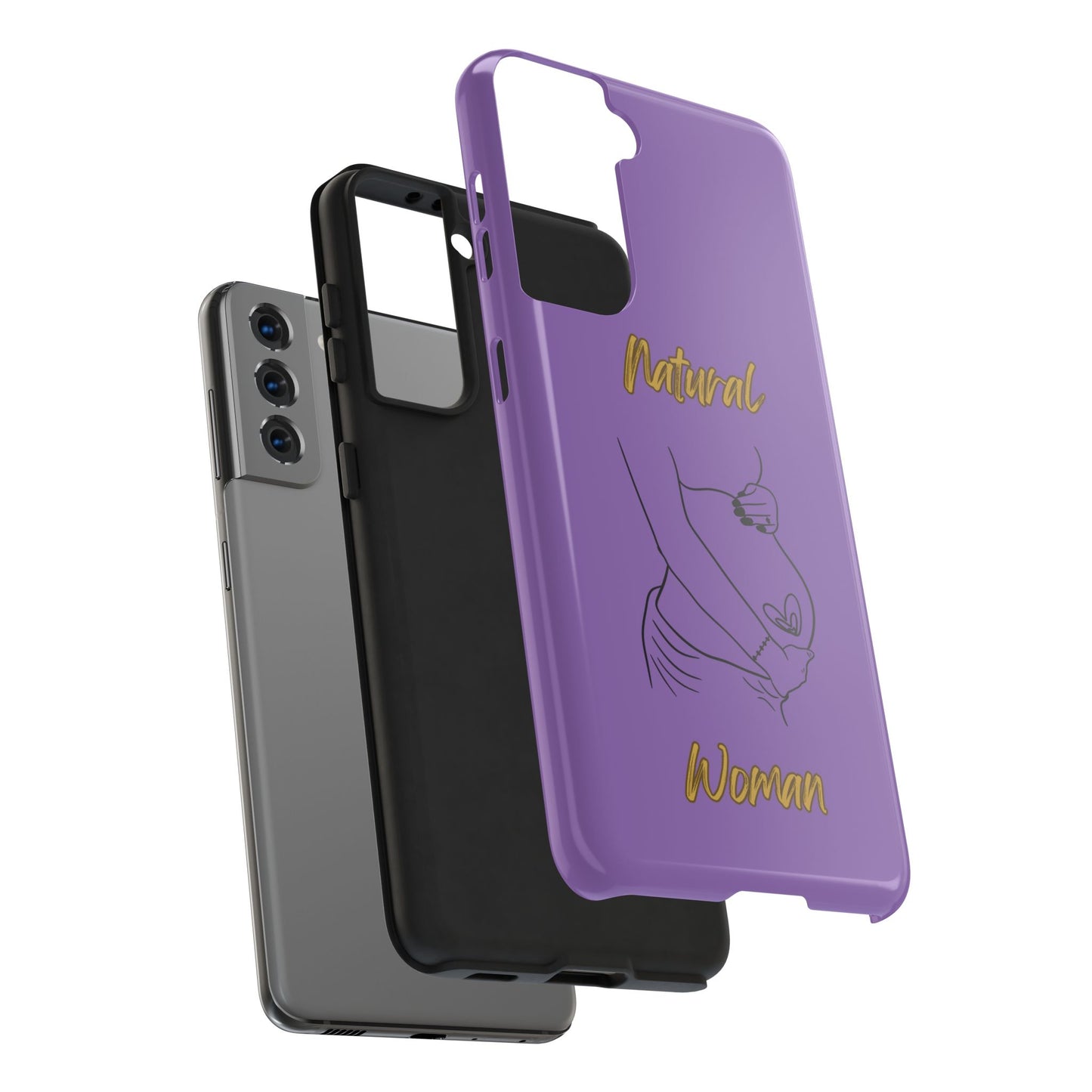 Natural Woman Loved In & Out (BL)Tough Phone Cases LIGHT PURPLE