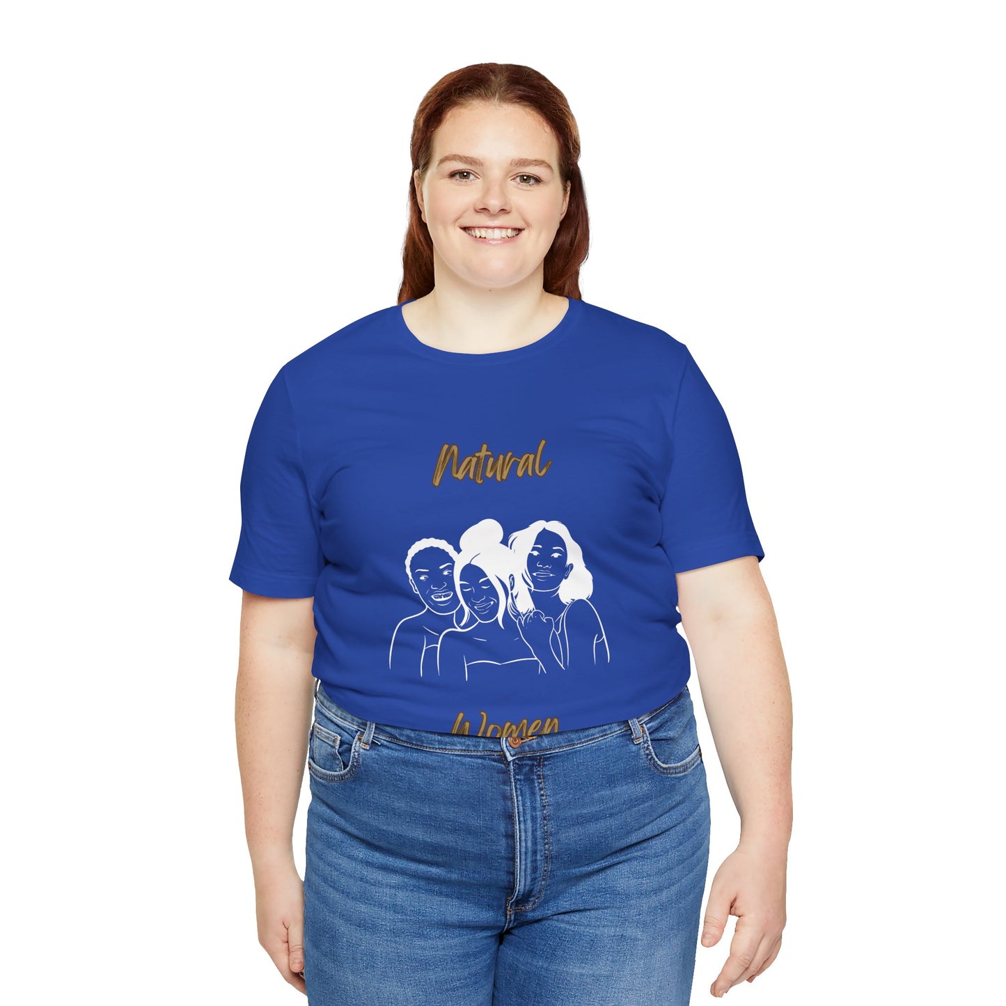 Natural Woman Laughing Friends (WL) Short Sleeve T-Shirt