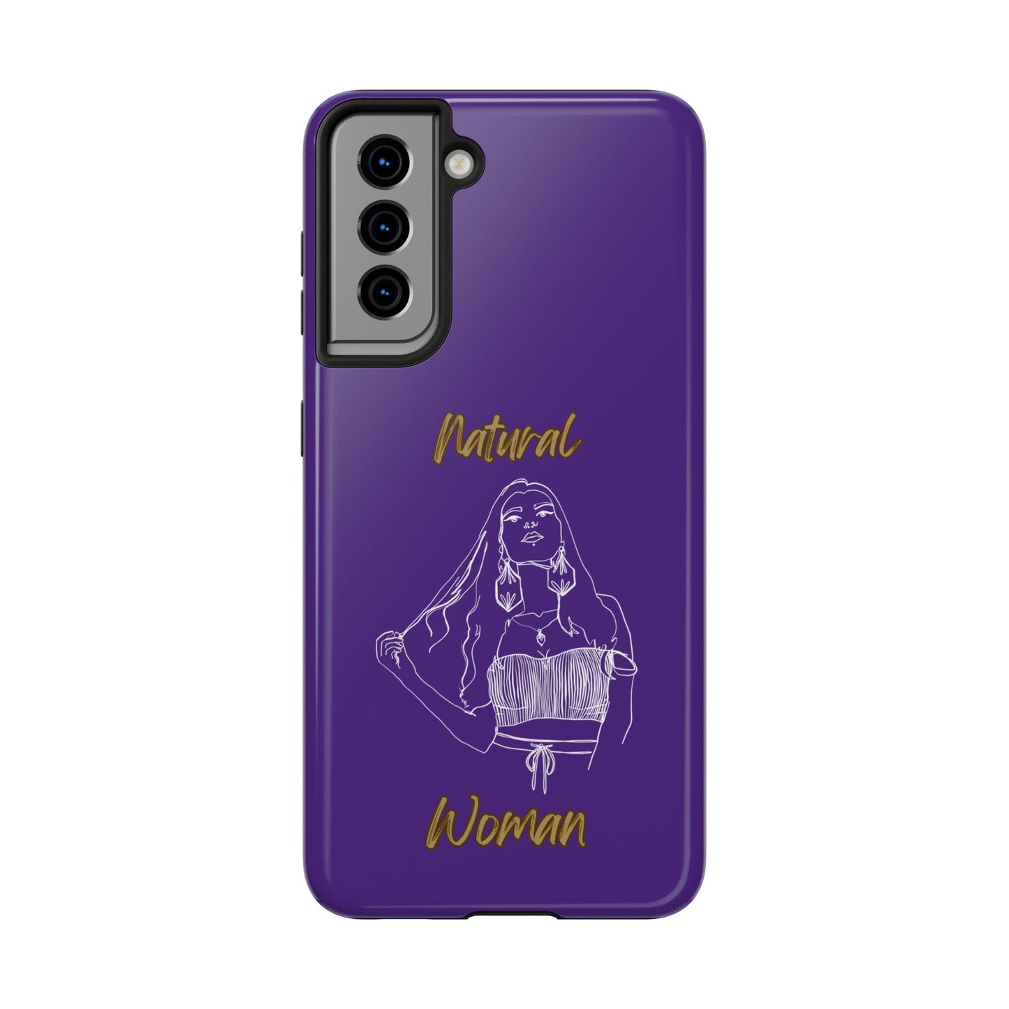 Natural Woman Thinking (WL)Tough Phone Cases PURPLE