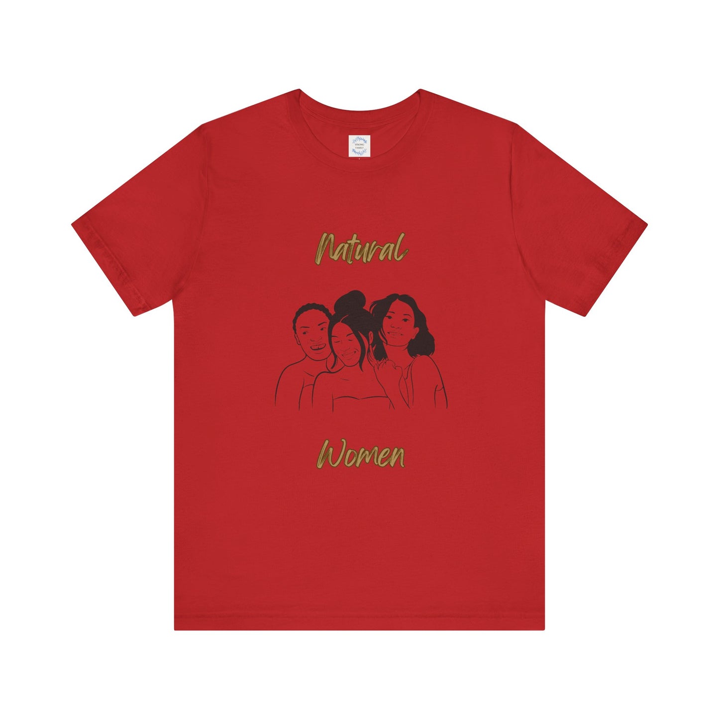 Natural Woman Laughing Friends (BL) Short Sleeve T-Shirt