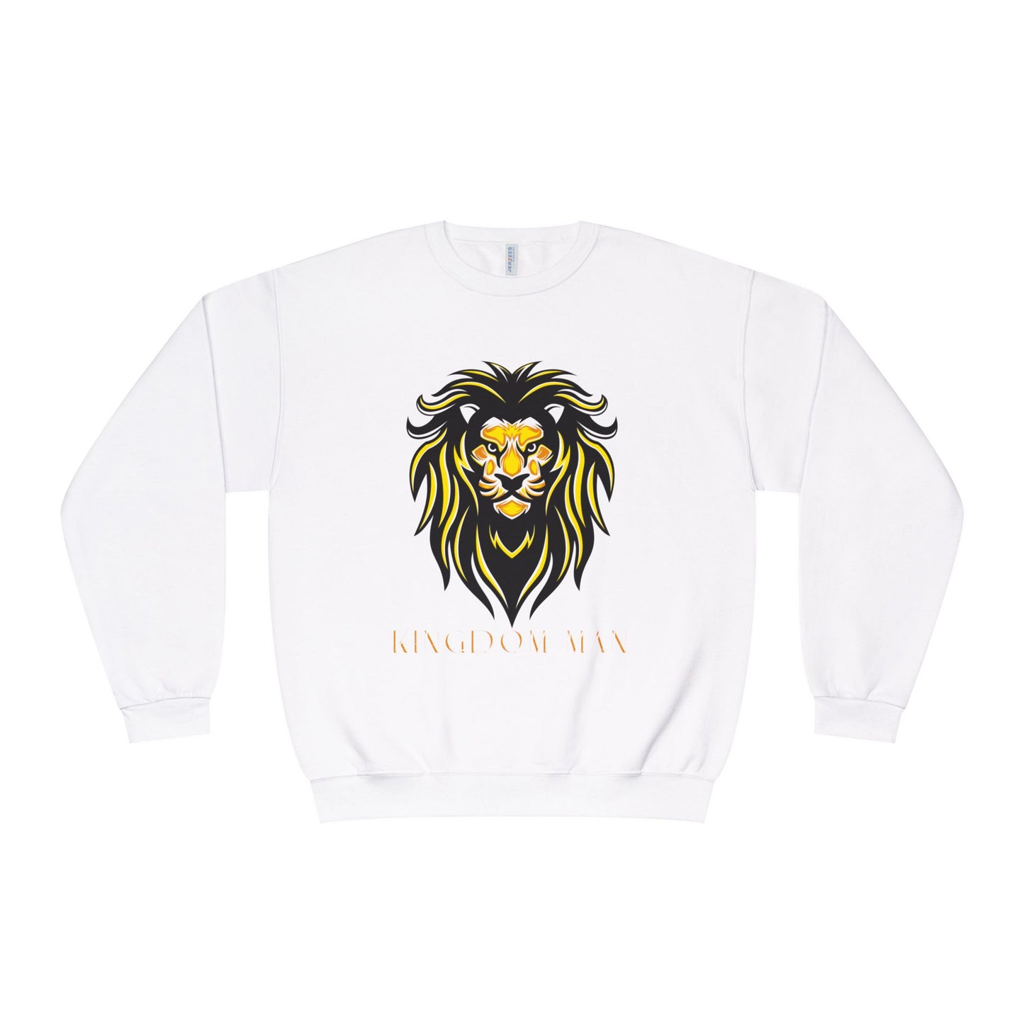 Kingdom Man (White/Gold) Crewneck Sweatshirt