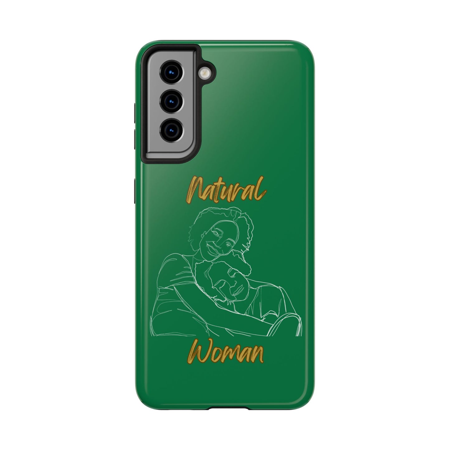 Natural Woman Loving Embrace (WL)Tough Phone Cases DARK GREEN