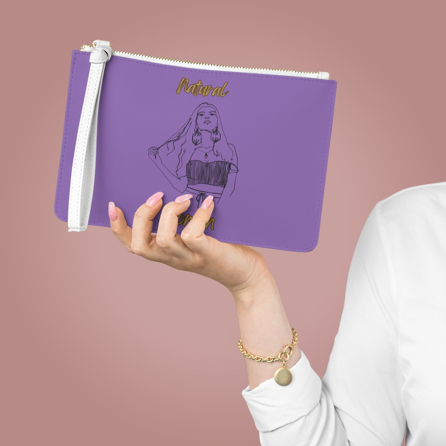Natural Woman Thinking (BL) Clutch Bag LIGHT PURPLE