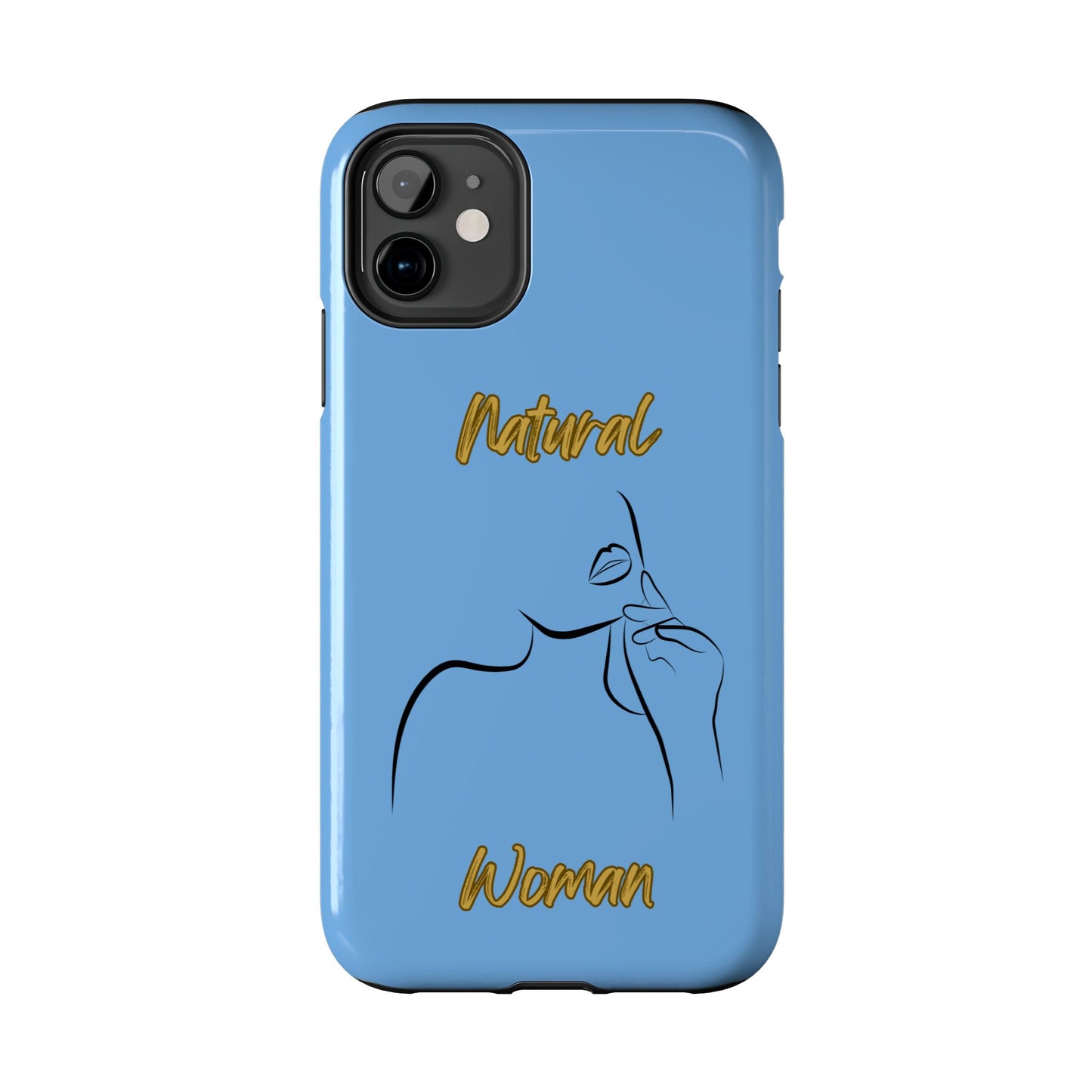 Natural Woman Chin Up (BL)Tough Phone Cases LIGHT BLUE