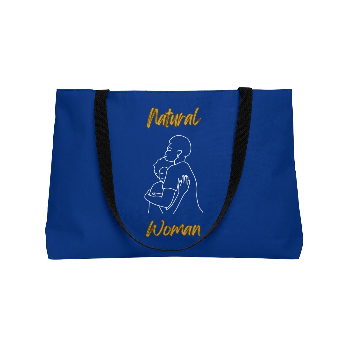 Natural Woman Safe With Momma (WL) Weekender Tote Bag DARK BLUE
