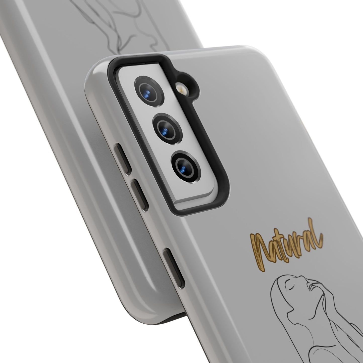 Natural Woman Thank You (BL) Tough Phone Cases LIGHT GREY
