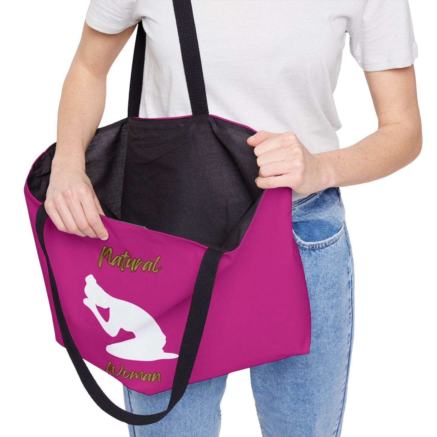 Natural Woman Pray (WL) Weekender Tote Bag PINK