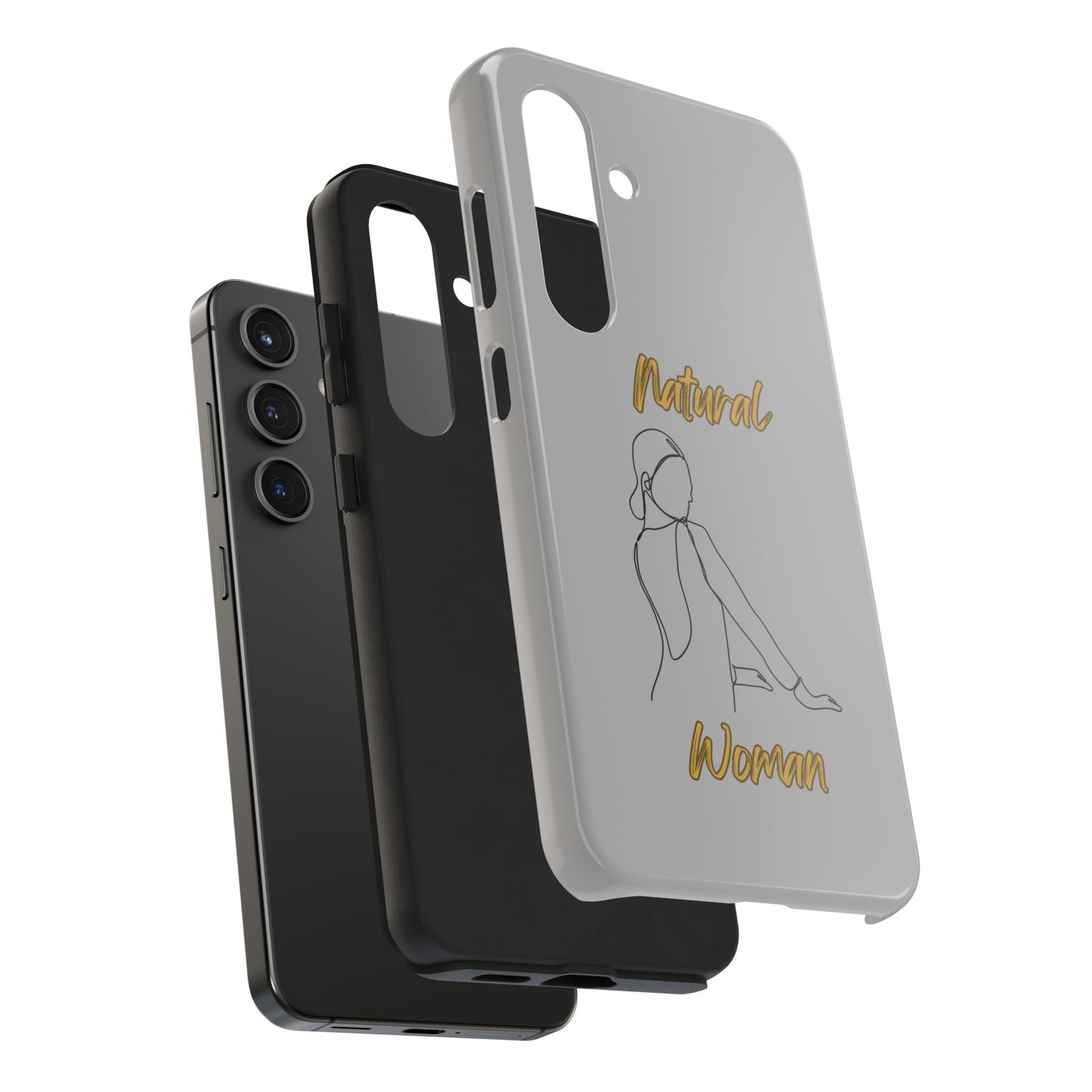 Natural Woman Hands Free (BL)Tough Phone Cases LIGHT GREY
